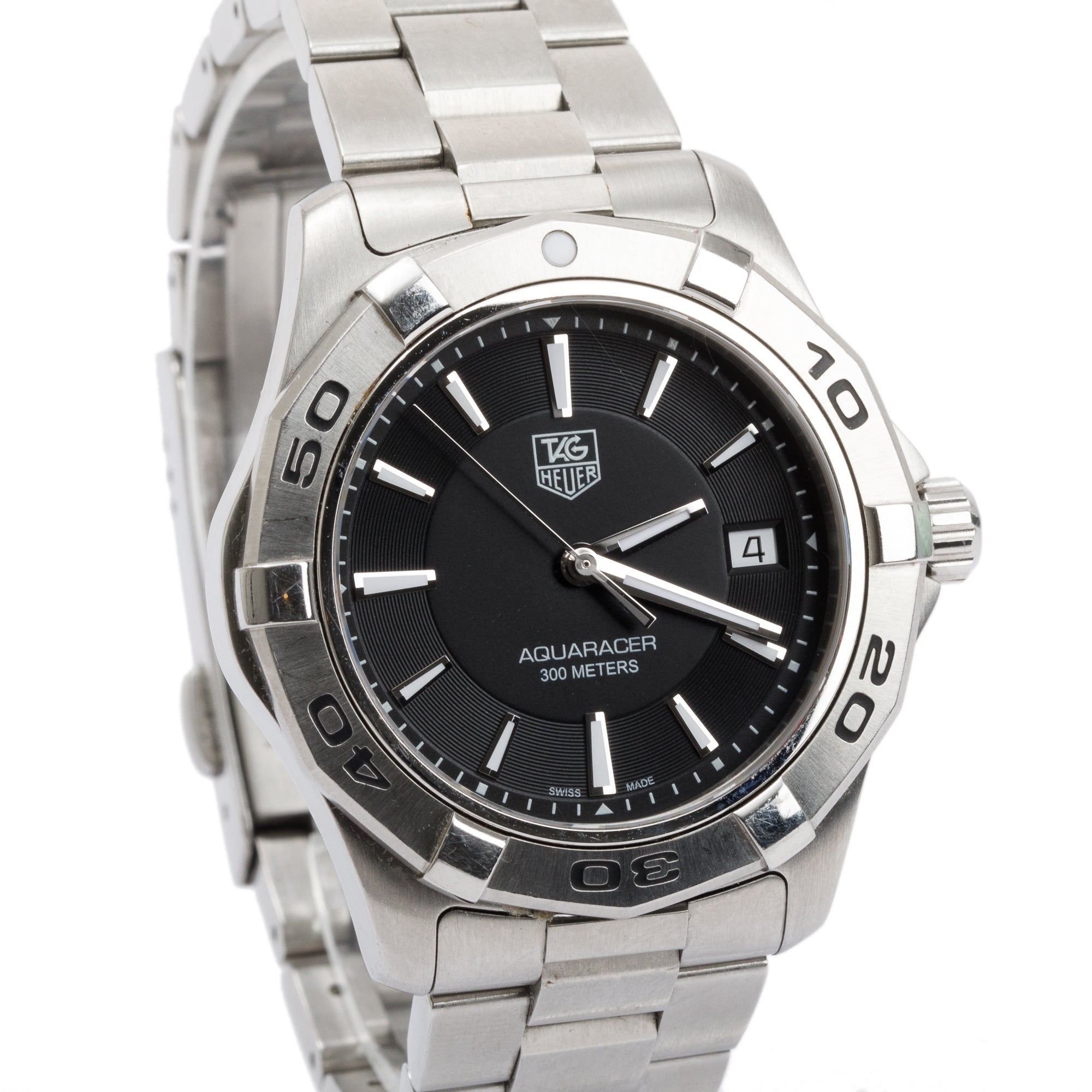 Tag Heuer Stainless Steel Aquaracer 39 MM Watch