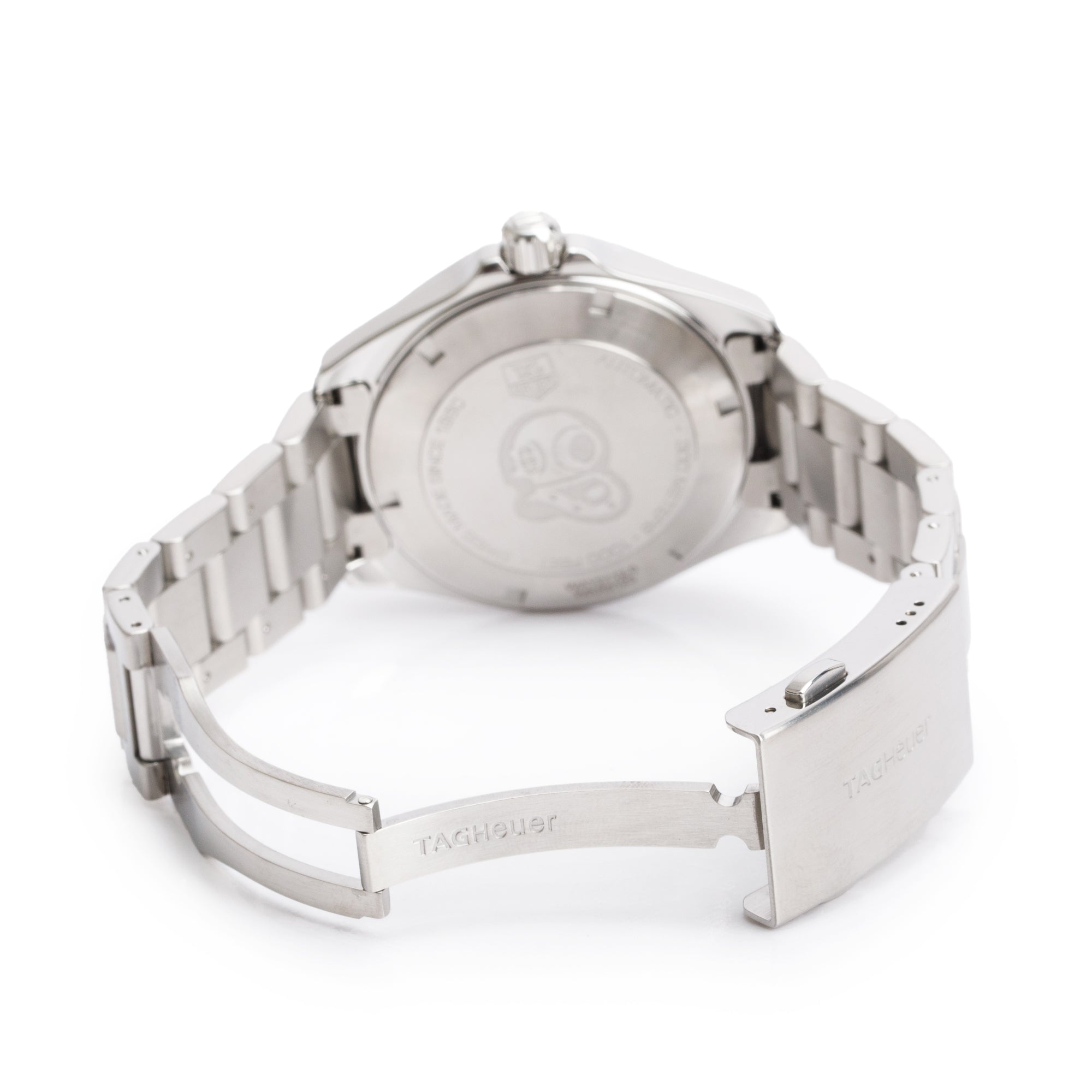 Tag Heuer Stainless Steel Aquaracer Blue Dial 40.5 MM Calibre 5 Automatic Watch WAY2112-0