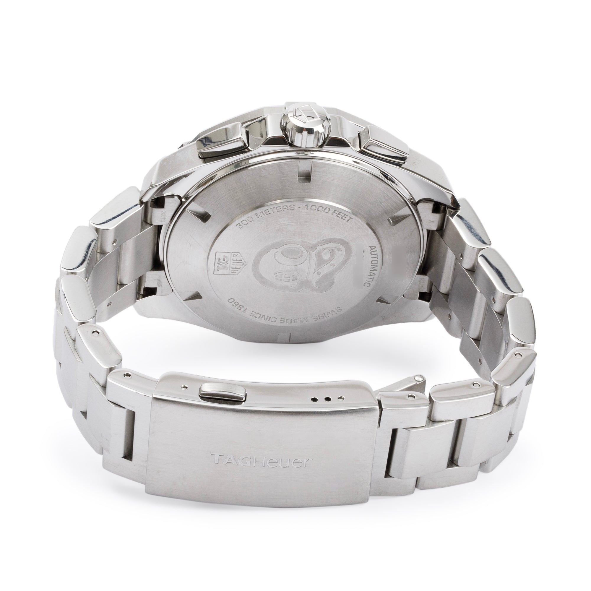 Tag Heuer Stainless Steel Aquaracer Calibre 16 43 MM Automatic Chronograph Watch w/ Box & Papers