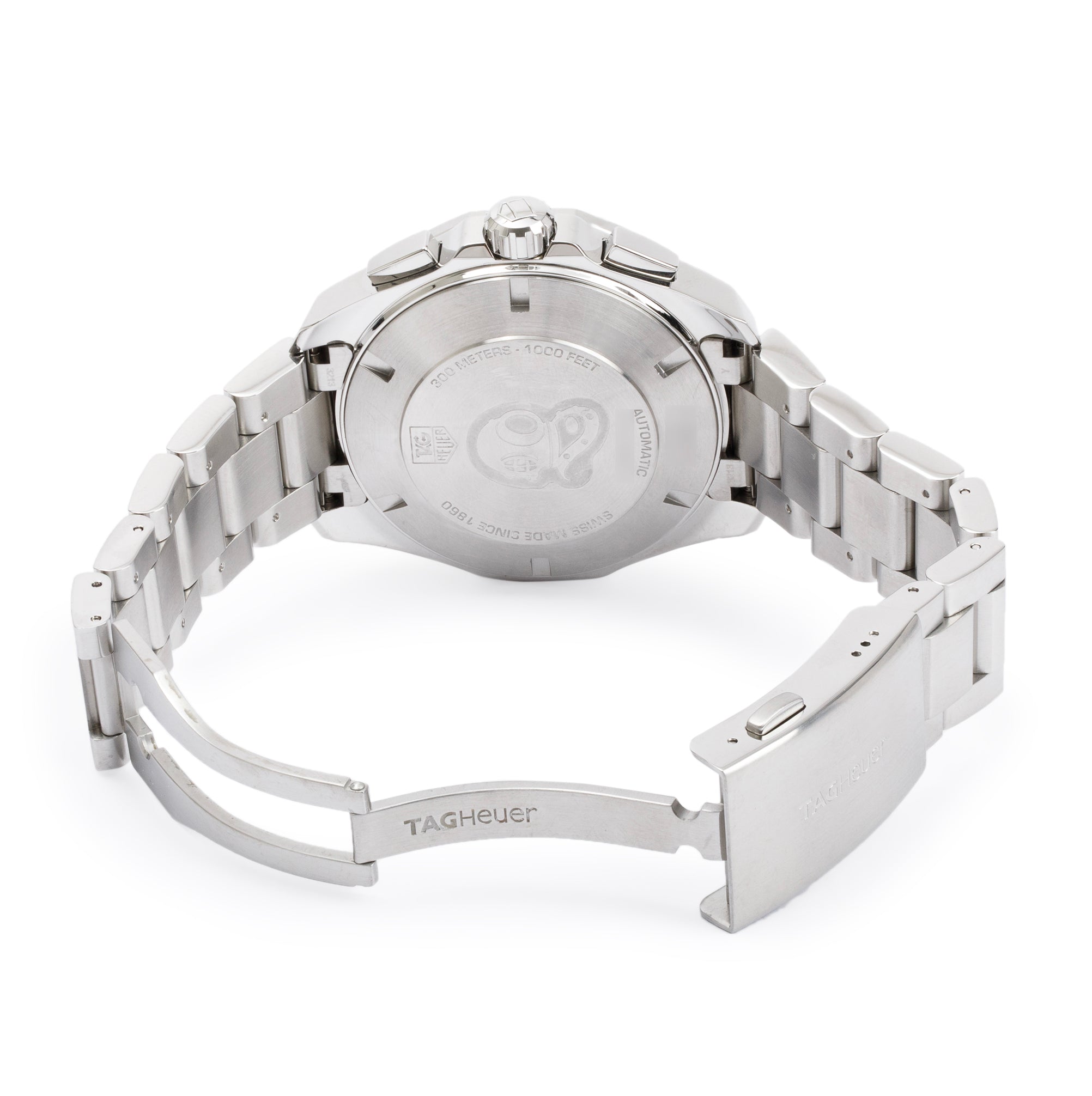 Tag Heuer Stainless Steel Aquaracer Calibre 16 43 MM Automatic Chronograph Watch w/ Box & Papers