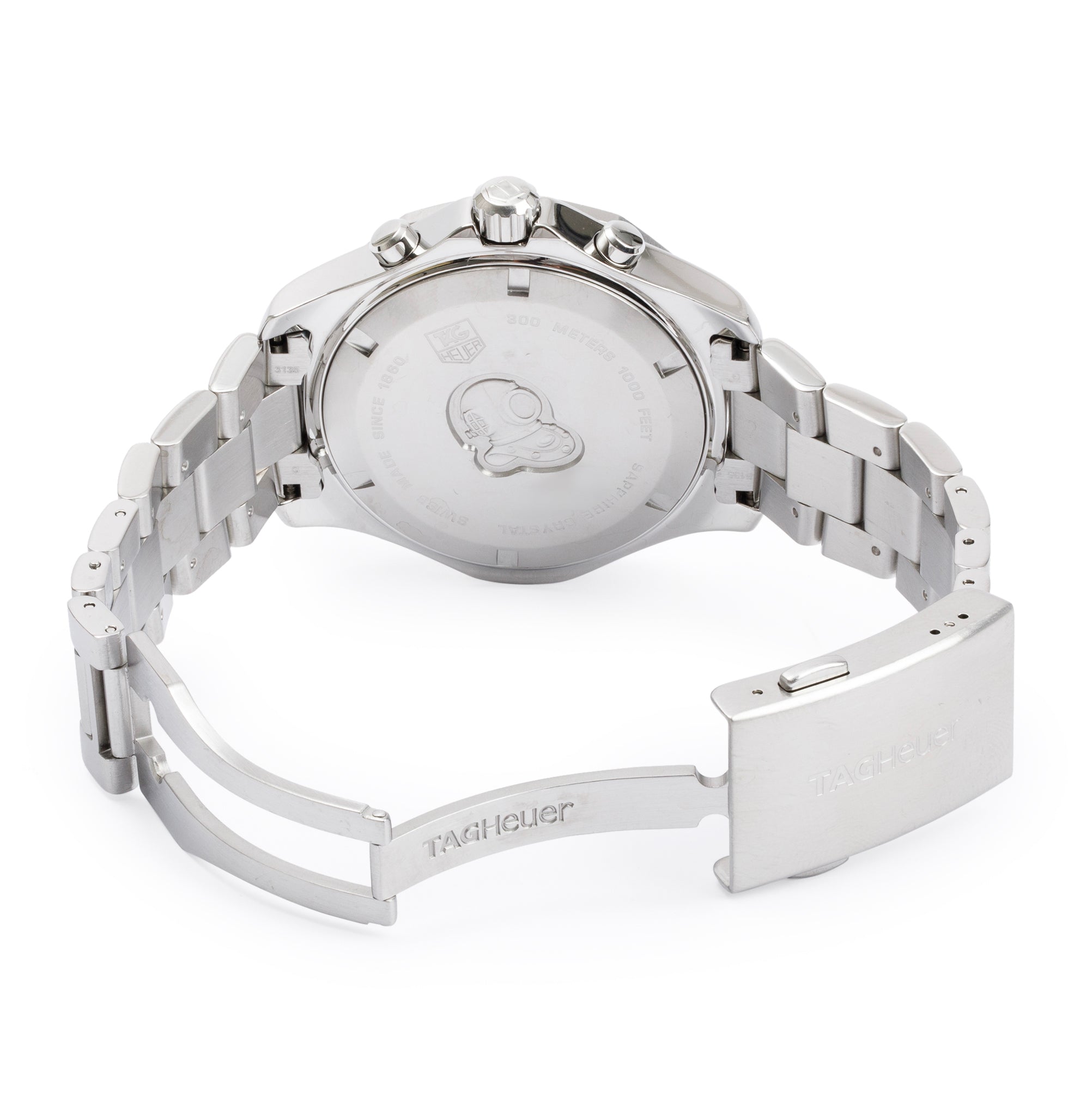 Tag Heuer Stainless Steel Aquaracer Chronograph 43 MM Watch