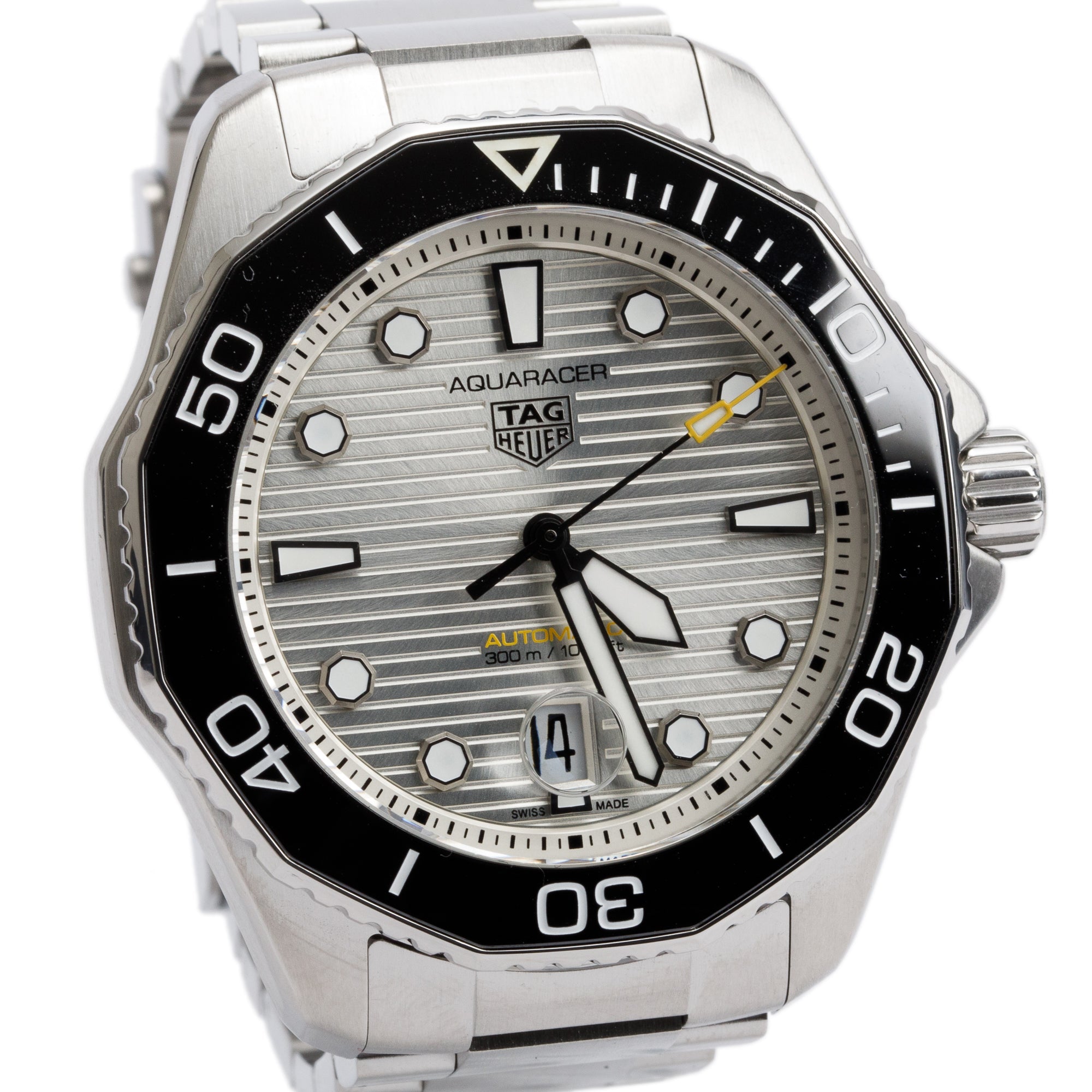 Tag Heuer Stainless Steel Aquaracer Professional 300M 43 MM Automatic Watch WBP201C-0 w/ Box