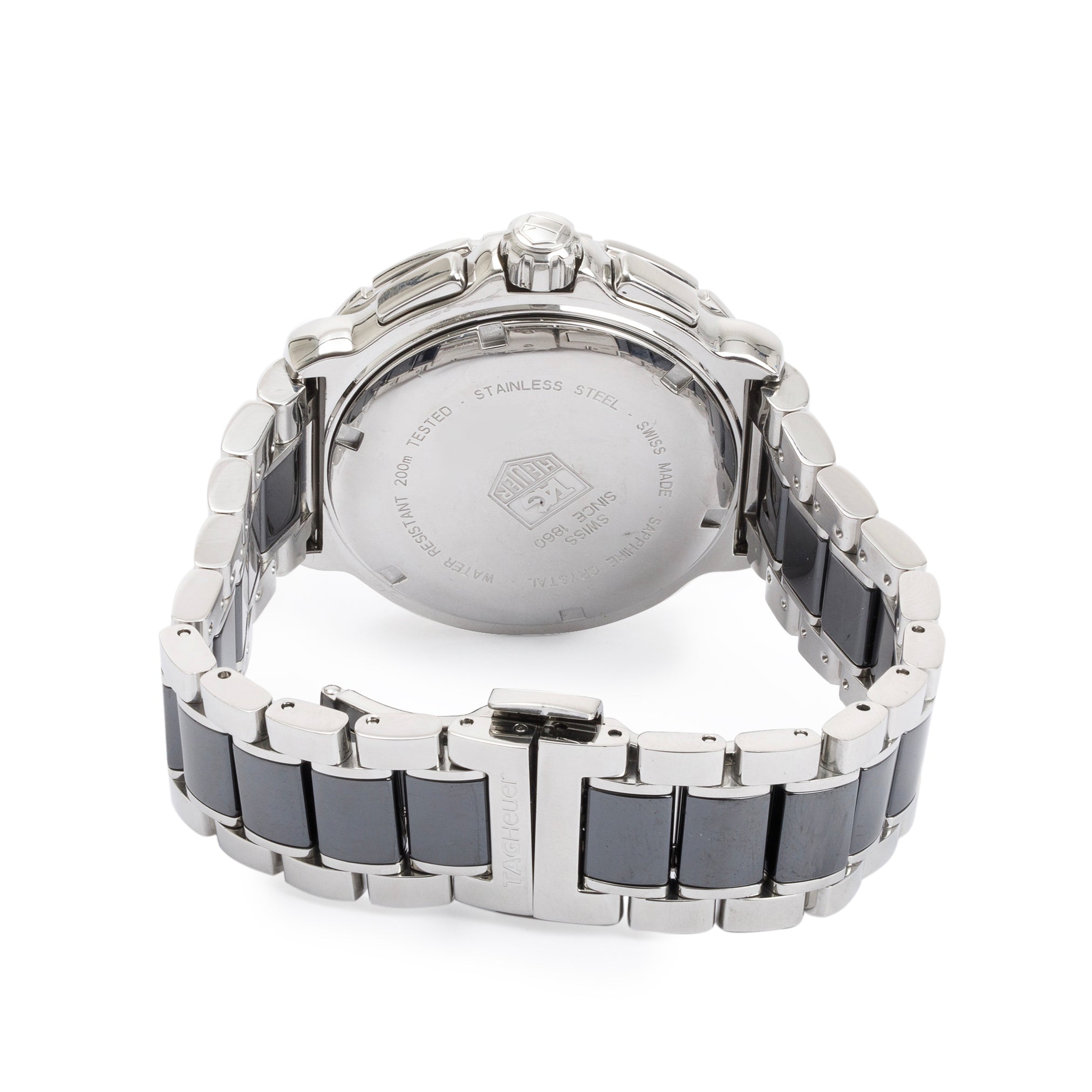Tag Heuer Stainless Steel & Black Ceramic Formula 1 Chronograph 41 MM Watch