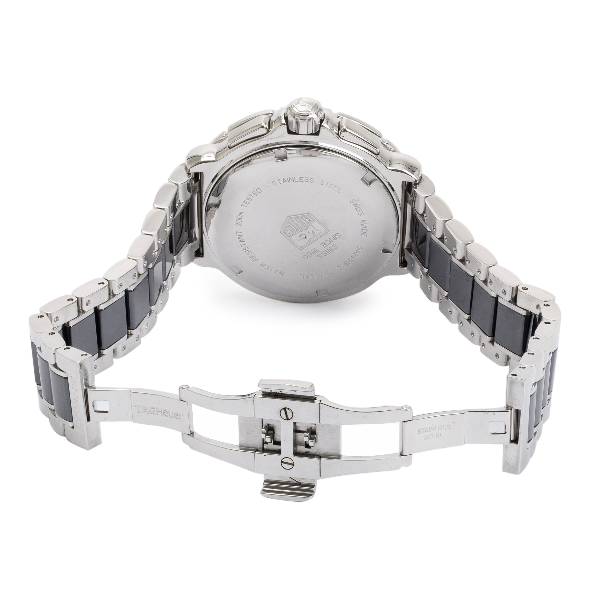 Tag Heuer Stainless Steel & Black Ceramic Formula 1 Chronograph 41 MM Watch