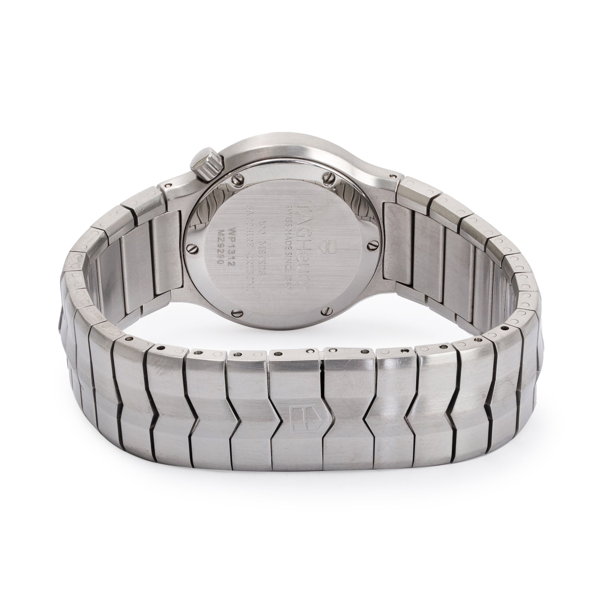 Tag Heuer Stainless Steel Blue Mother of Pearl Dial Alter Ego 29 MM Watch