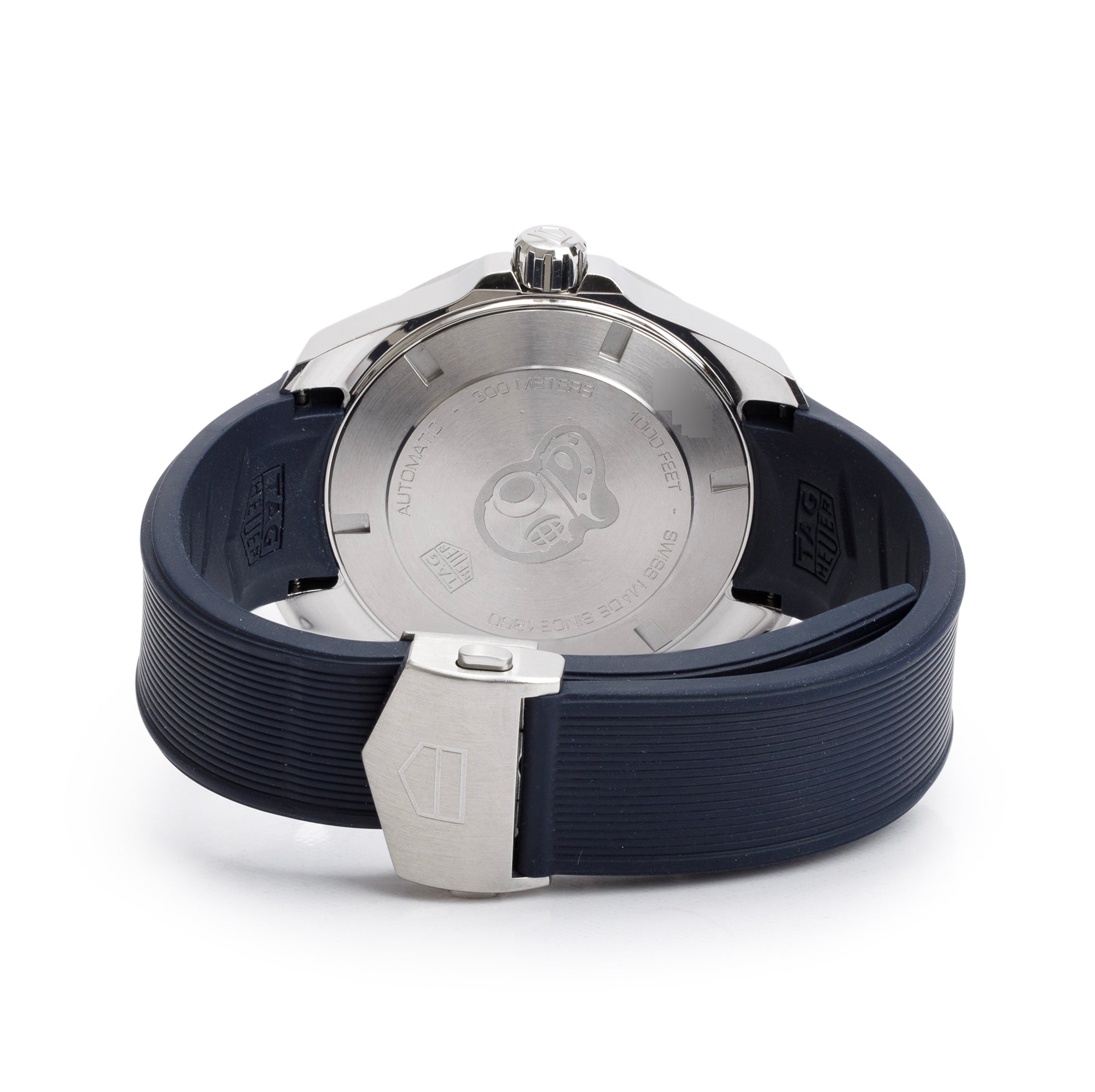 Tag Heuer Stainless Steel Calibre 5 Aquaracer 43 MM Blue Dial Automatic Watch WAY201B