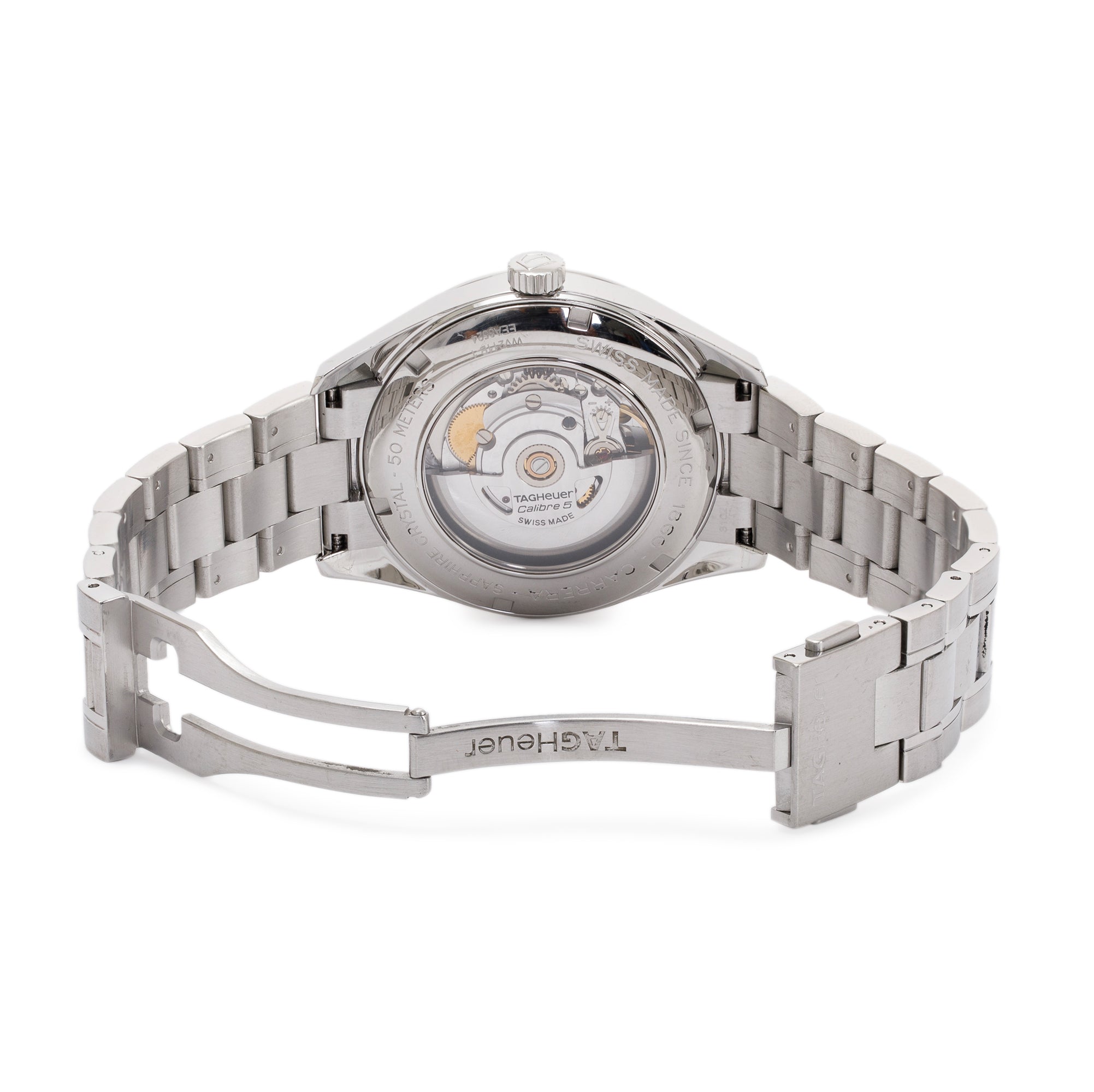 Tag Heuer Stainless Steel Carrera 39 MM Automatic Watch