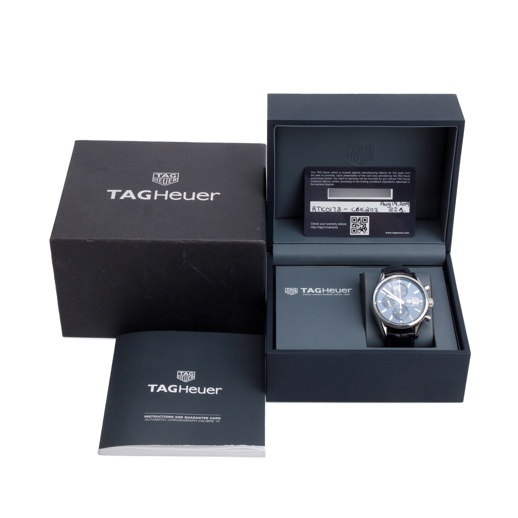 Tag Heuer Stainless Steel Carrera 41 MM Automatic Chronograph Watch CBK2112 w/ Box & Papers
