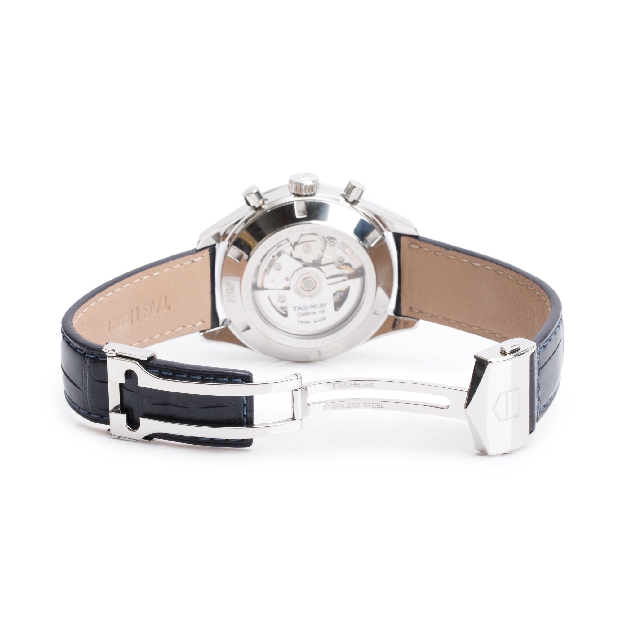 Tag Heuer Stainless Steel Carrera 41 MM Automatic Chronograph Watch CBK2112 w/ Box & Papers