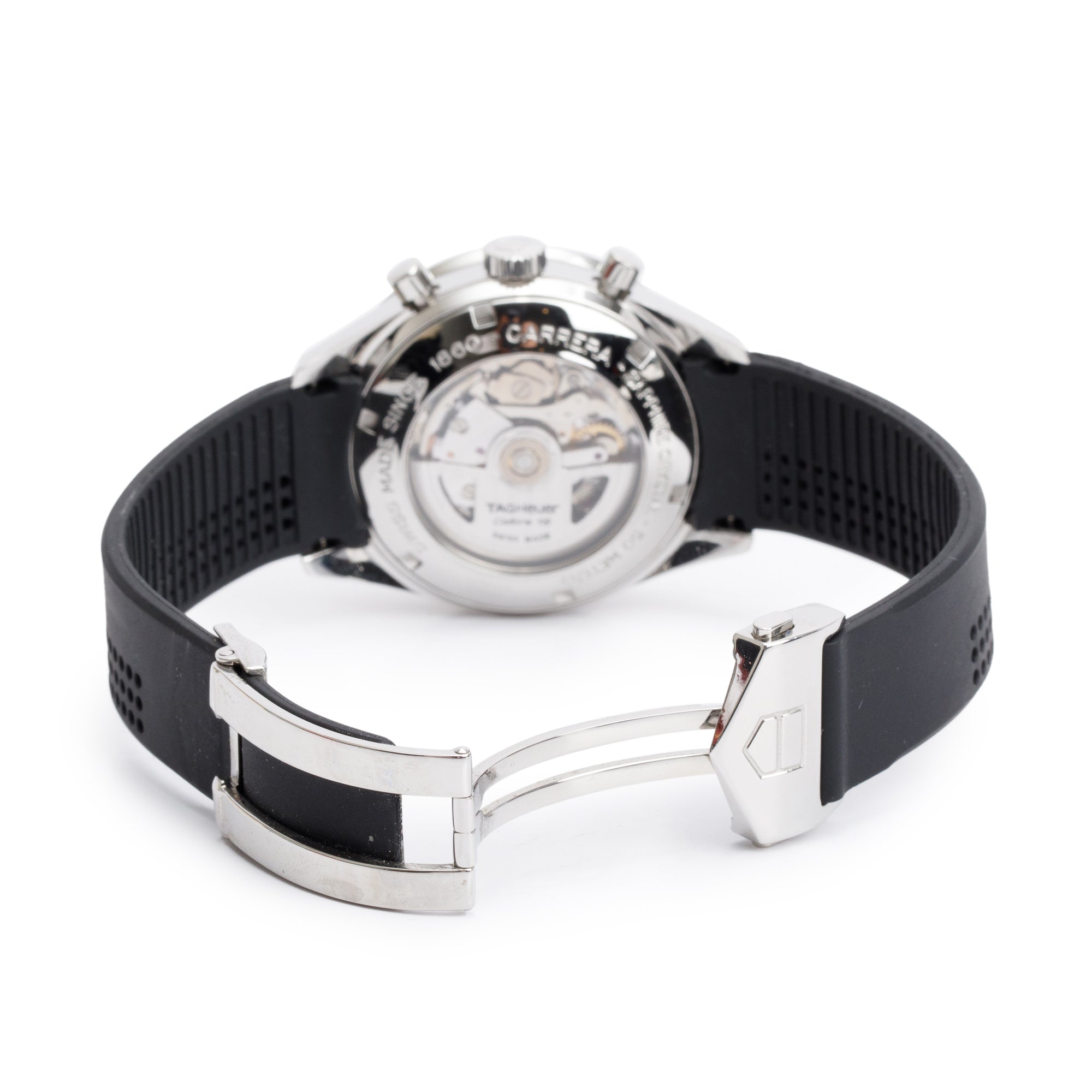 Tag Heuer Stainless Steel Carrera Calibre 16 41 MM Automatic Chronograph Watch CV2014-0 w/ Box & Papers