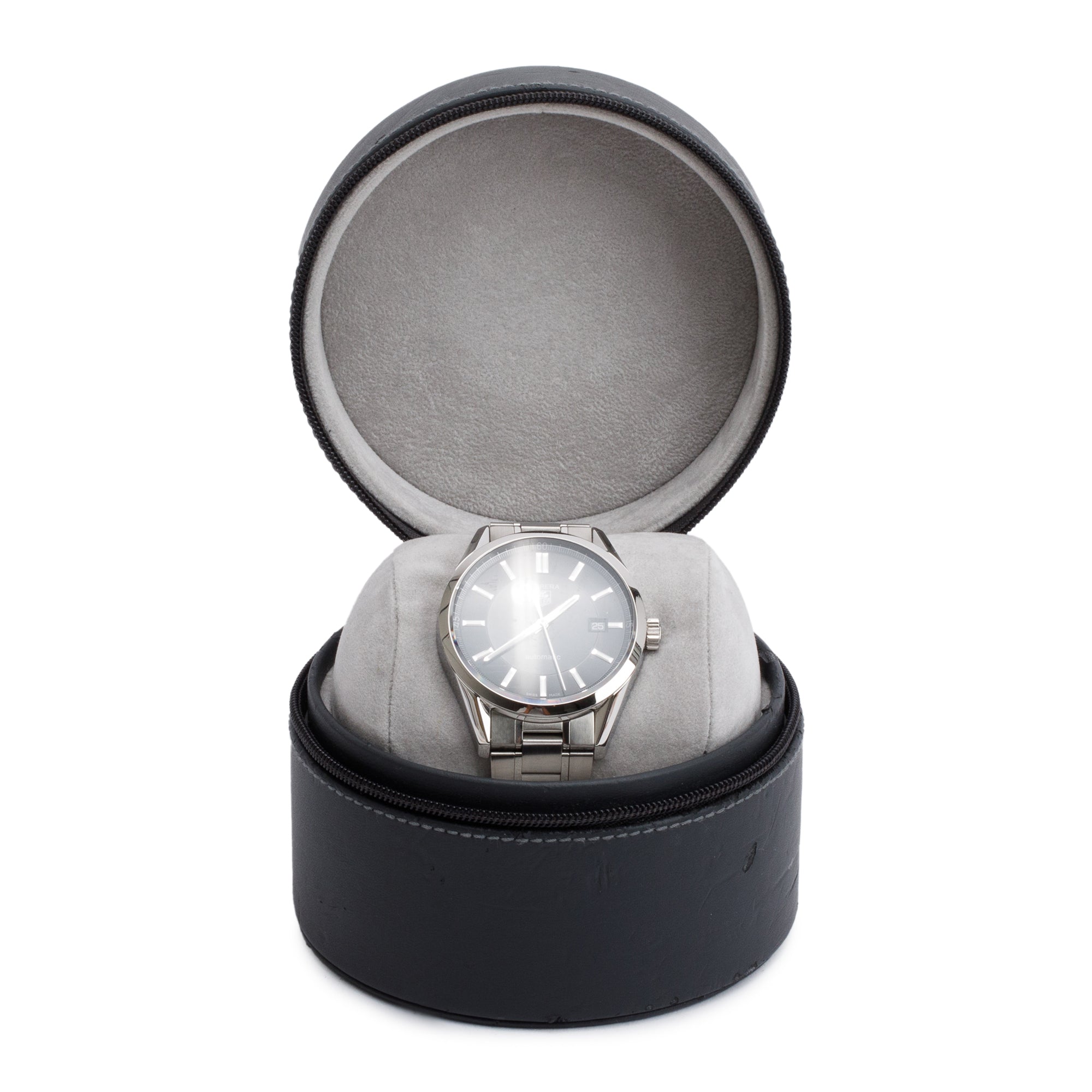 Tag Heuer Stainless Steel Carrera Calibre 5 39 MM Automatic Watch WV211B w/ Case