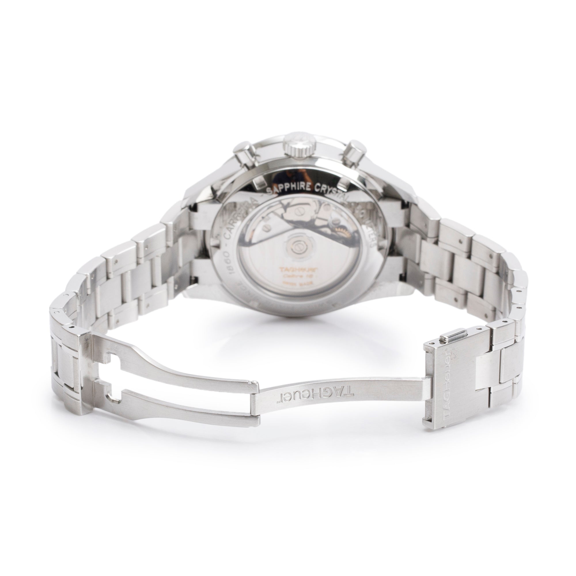 Tag Heuer Stainless Steel Carrera Chronograph 41 MM Watch CV2010 w/ Box