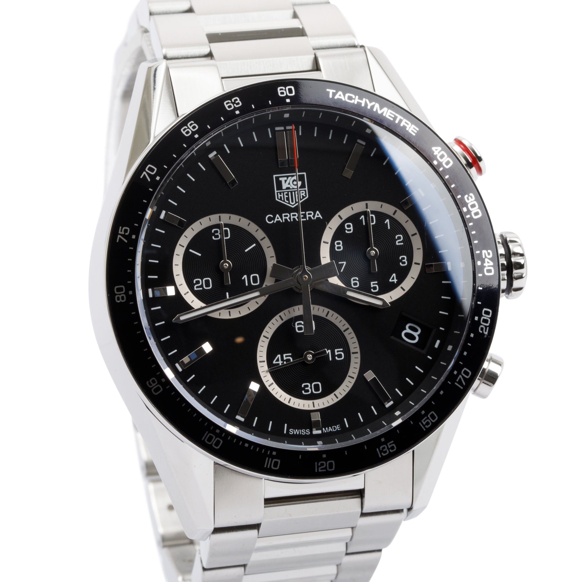 Tag Heuer Stainless Steel & Ceramic Carrera Panamericana Special Edition 43 MM Chronograph Watch
