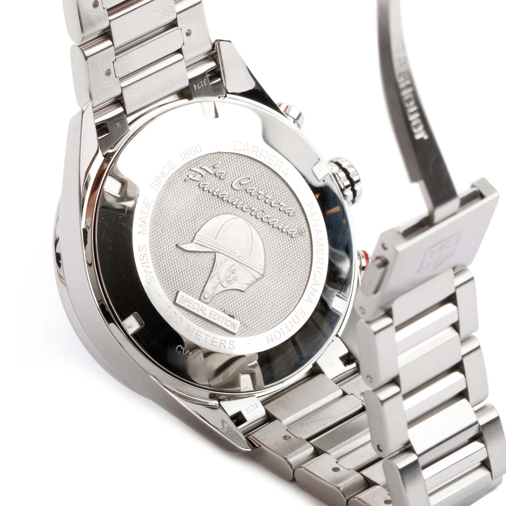 Tag Heuer Stainless Steel & Ceramic Carrera Panamericana Special Edition 43 MM Chronograph Watch