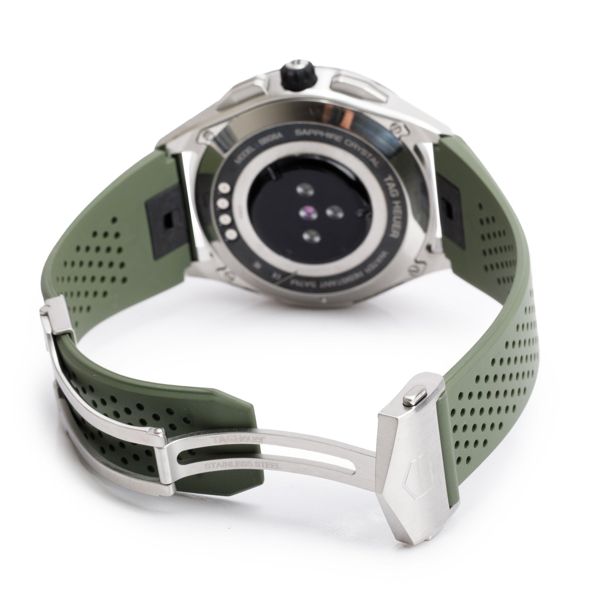 Tag Heuer Stainless Steel Connected 45 MM Digital Smart Watch w/ Box, Extra Strap & Charger