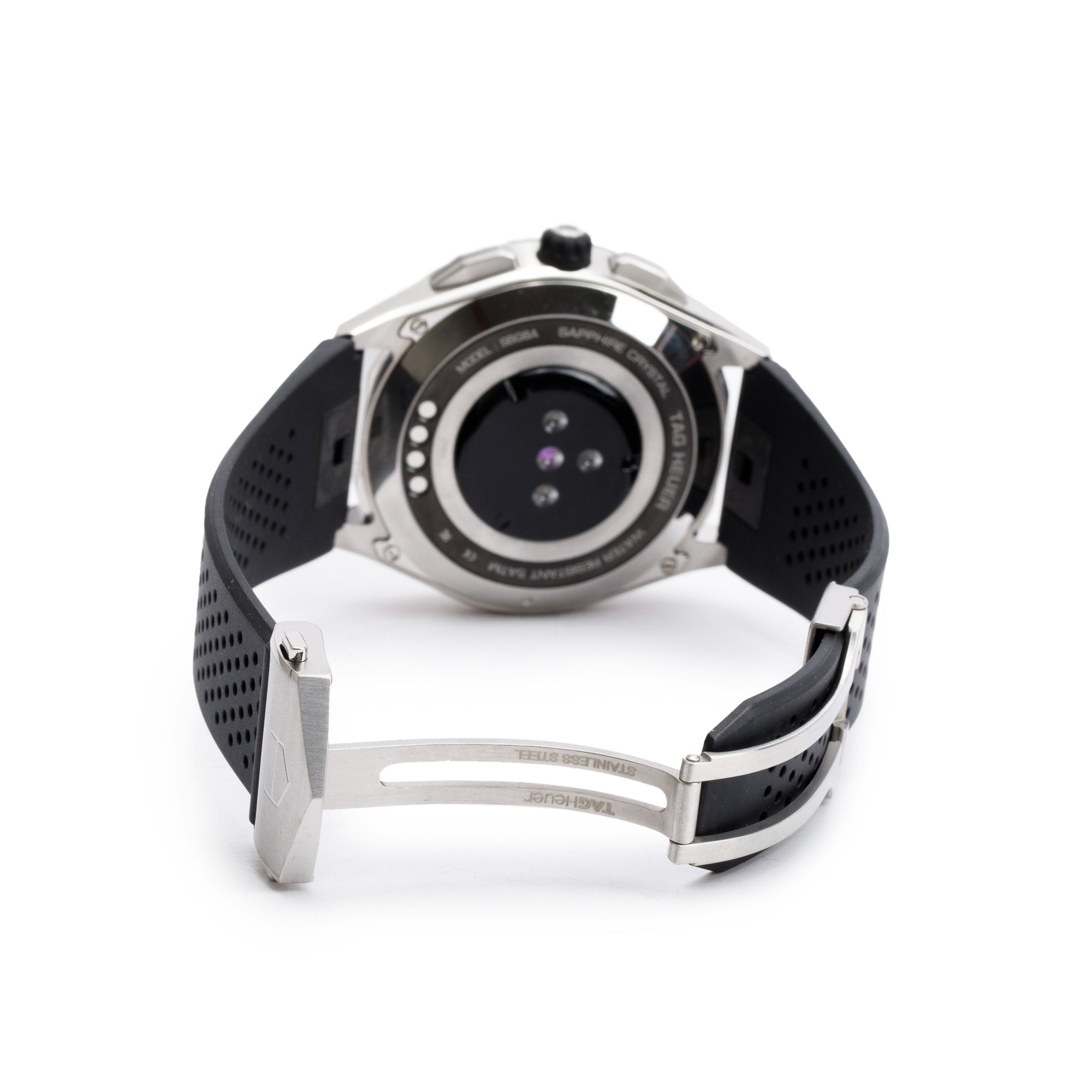 Tag Heuer Stainless Steel Connected 45 MM Digital Watch SBG8A12 w/ Charger