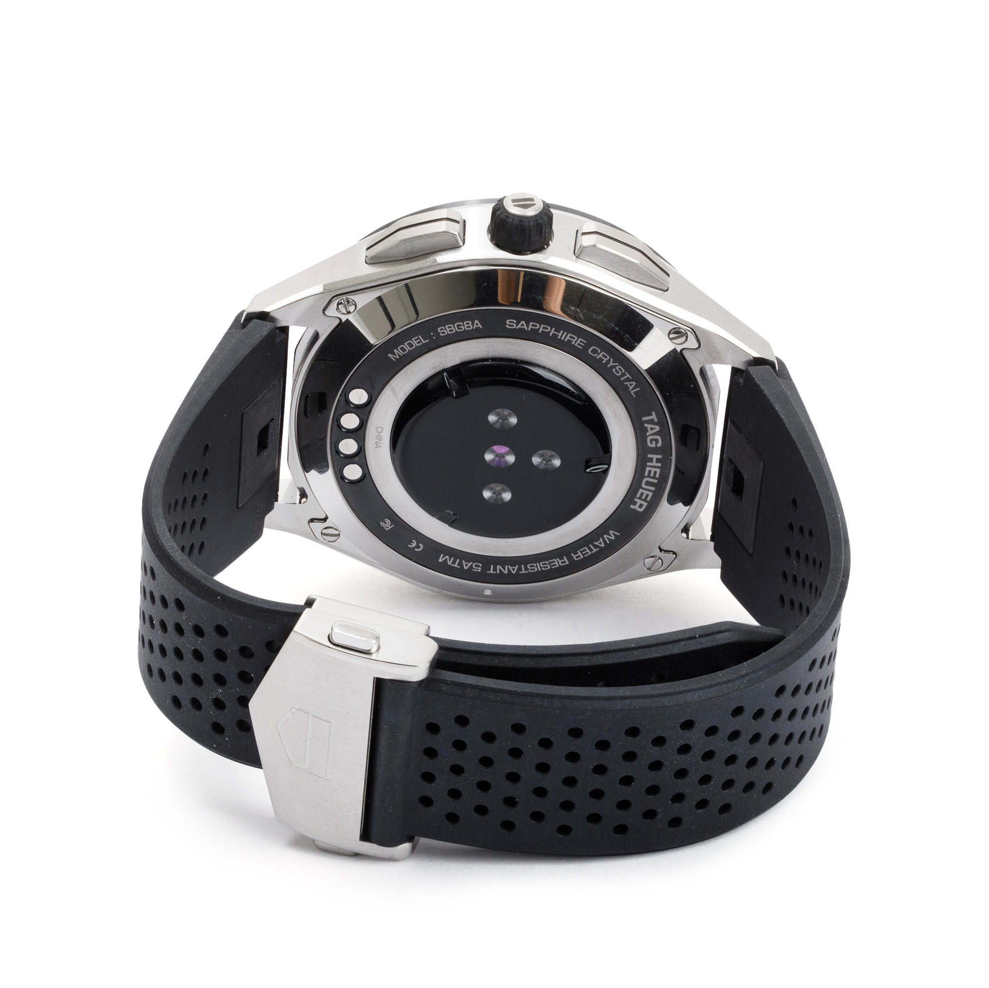 Tag Heuer Stainless Steel Connected Calibre E4 45 MM Digital Smart Watch w/ Box, Papers, Charger