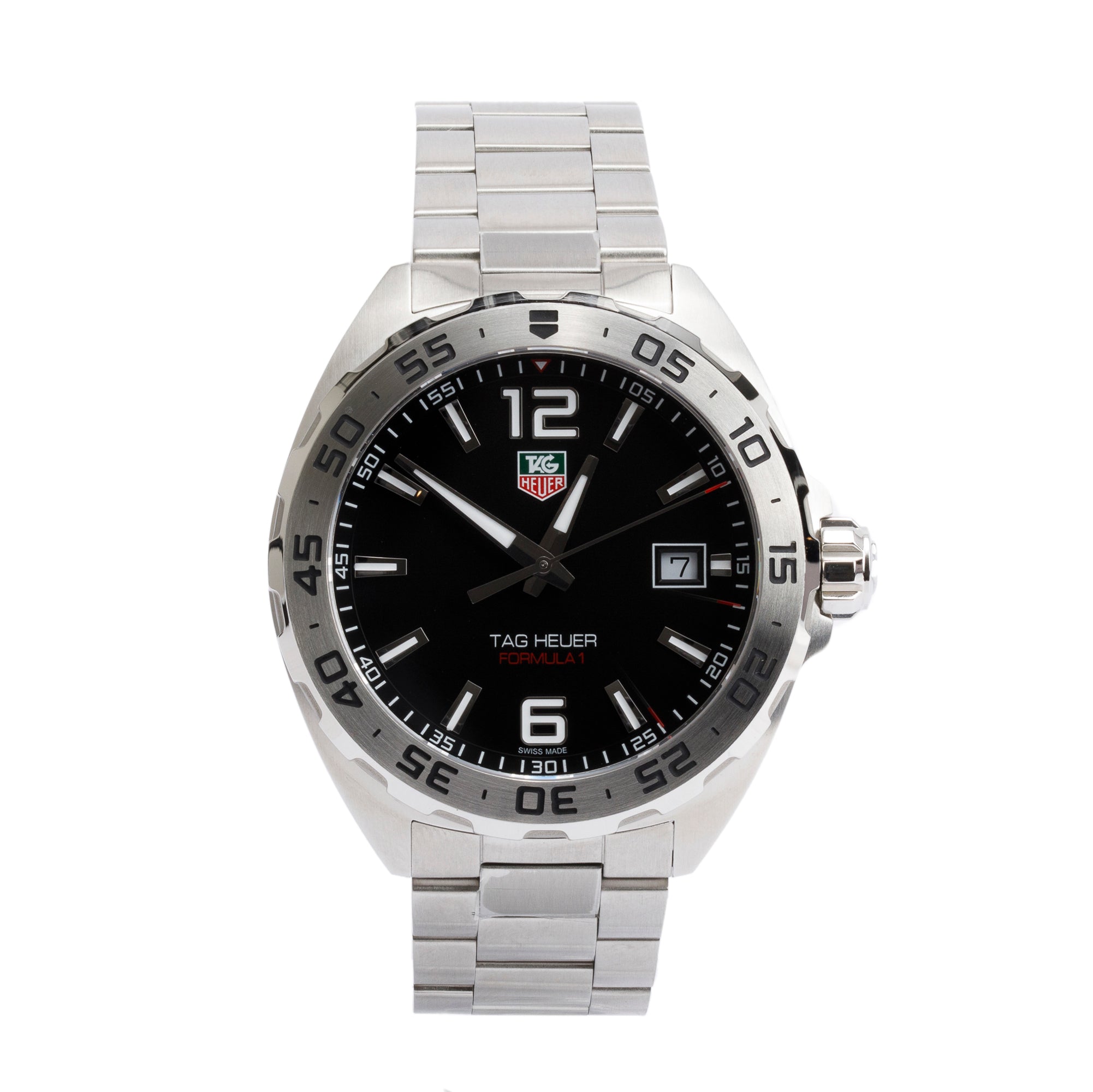 Tag Heuer Stainless Steel Formula 1 41 MM Quartz Watch WAZ1112 w/ Box & Papers