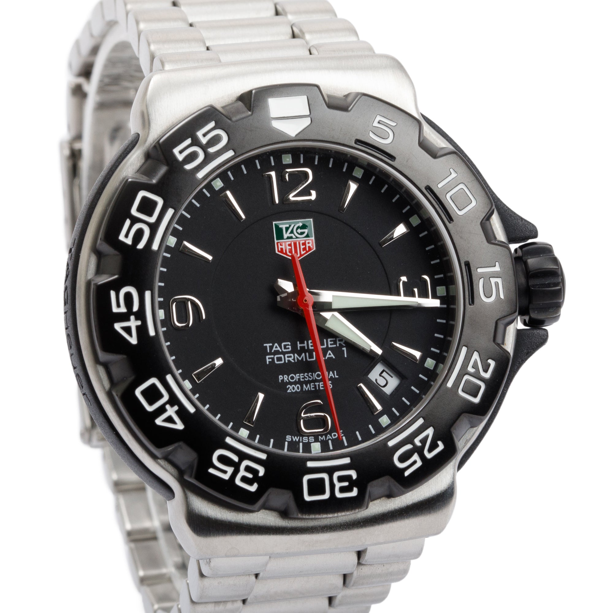 Tag Heuer Stainless Steel Formula 1 41 MM Watch w/ Box