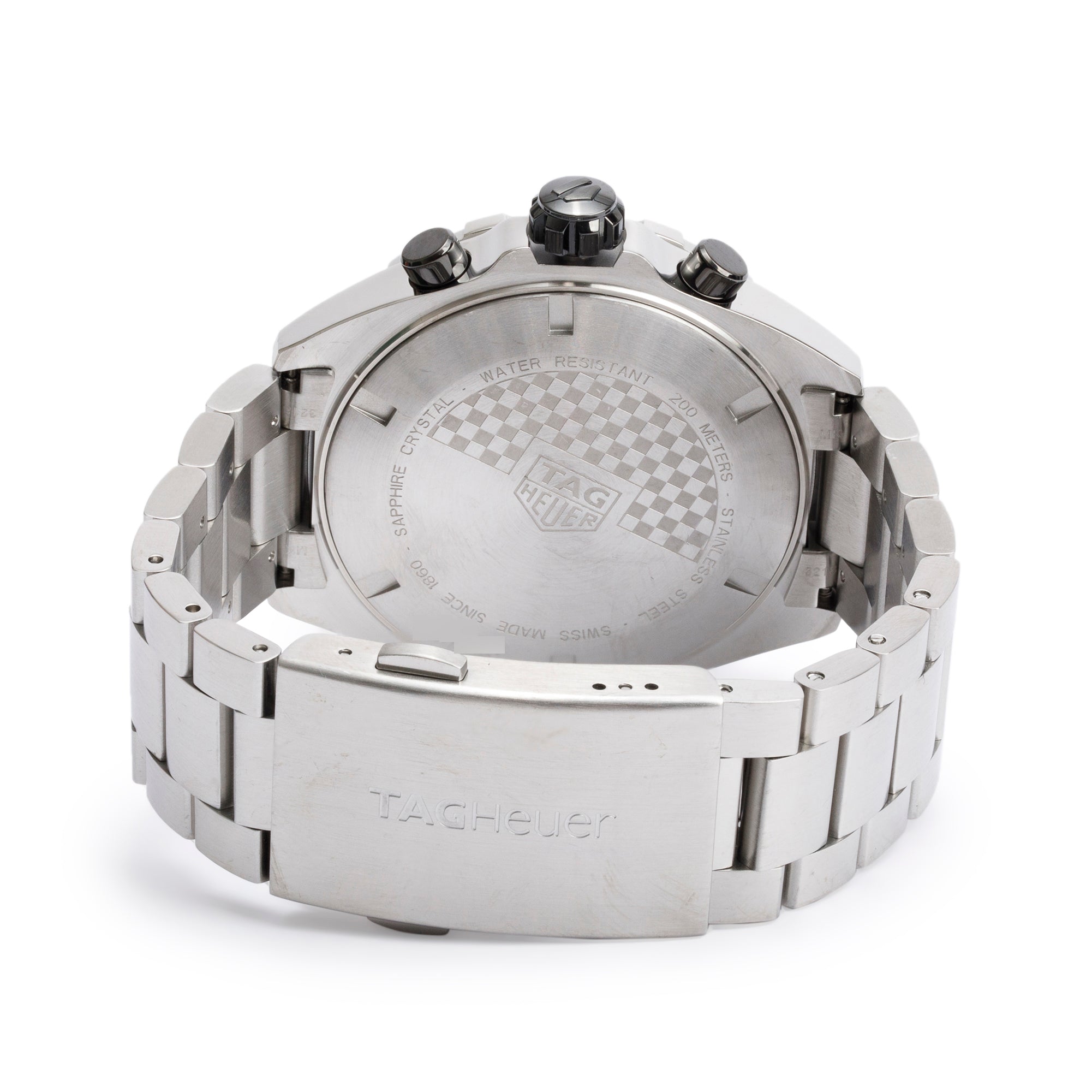 Tag Heuer Stainless Steel Formula 1 43 MM Chronograph Quartz Watch CAZ101AH w/ Box & Papers
