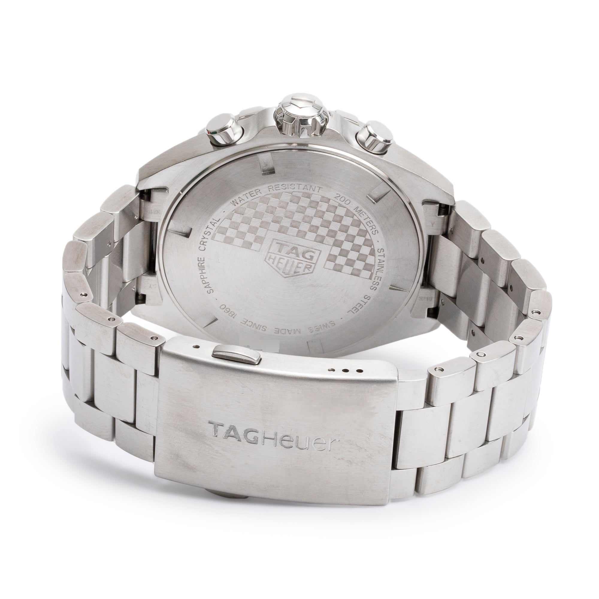 Tag Heuer Stainless Steel Formula 1 43 MM Chronograph Quartz Watch CAZ101K w/ Box & Papers