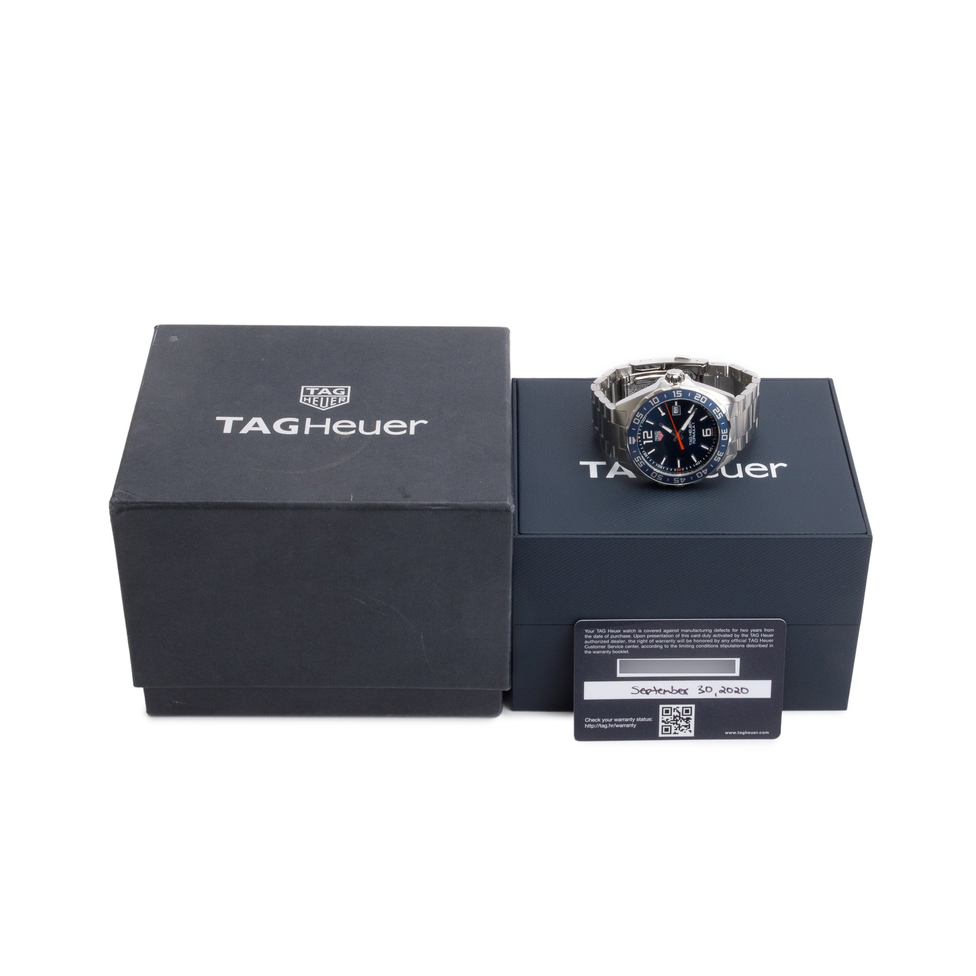 Tag Heuer Stainless Steel Formula 1 43 MM Quartz Watch WAZ1010 w/ Box & Papers