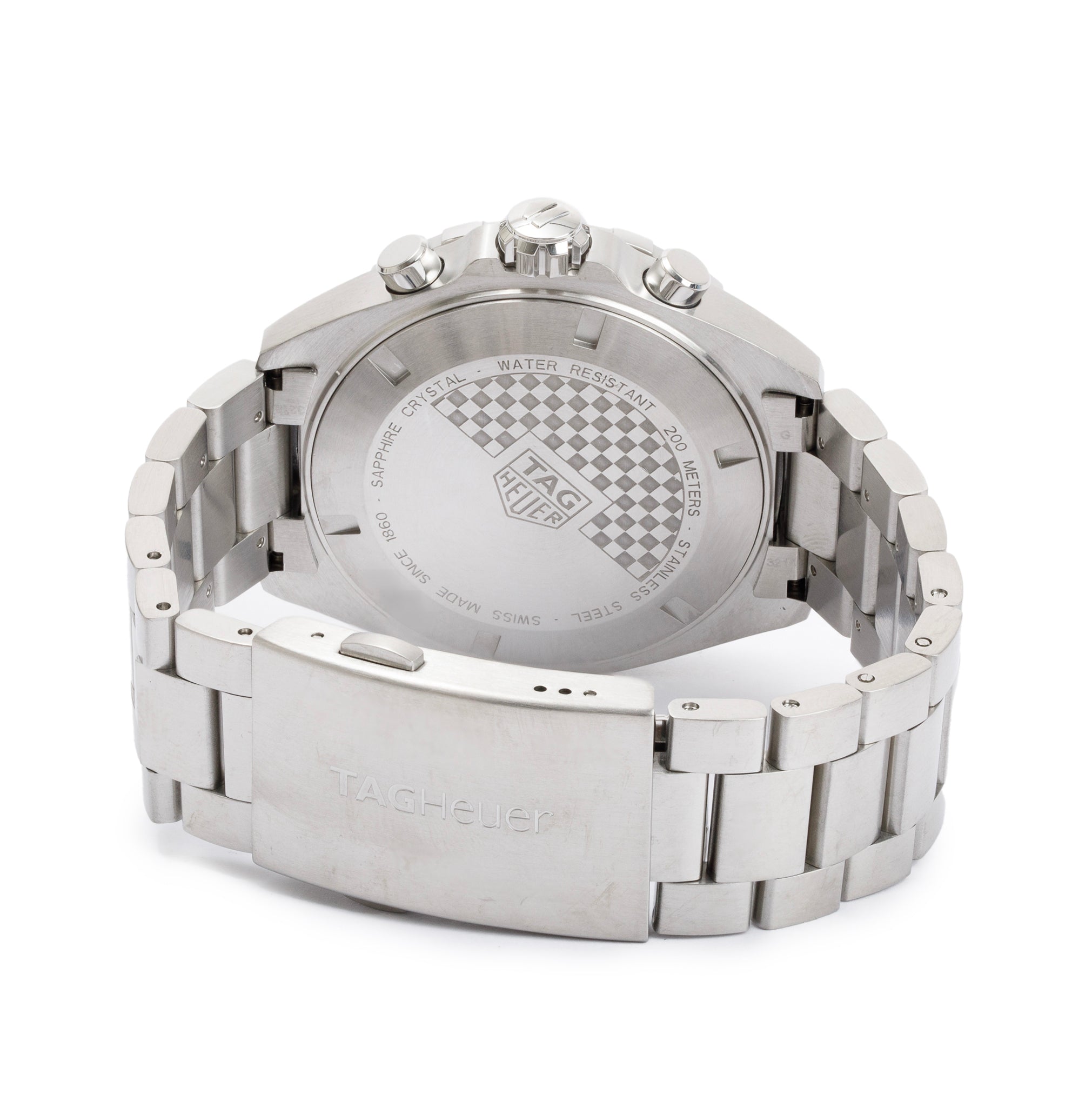 Tag Heuer Stainless Steel Formula 1 Chronograph 43 MM Watch w/ Box & Papers