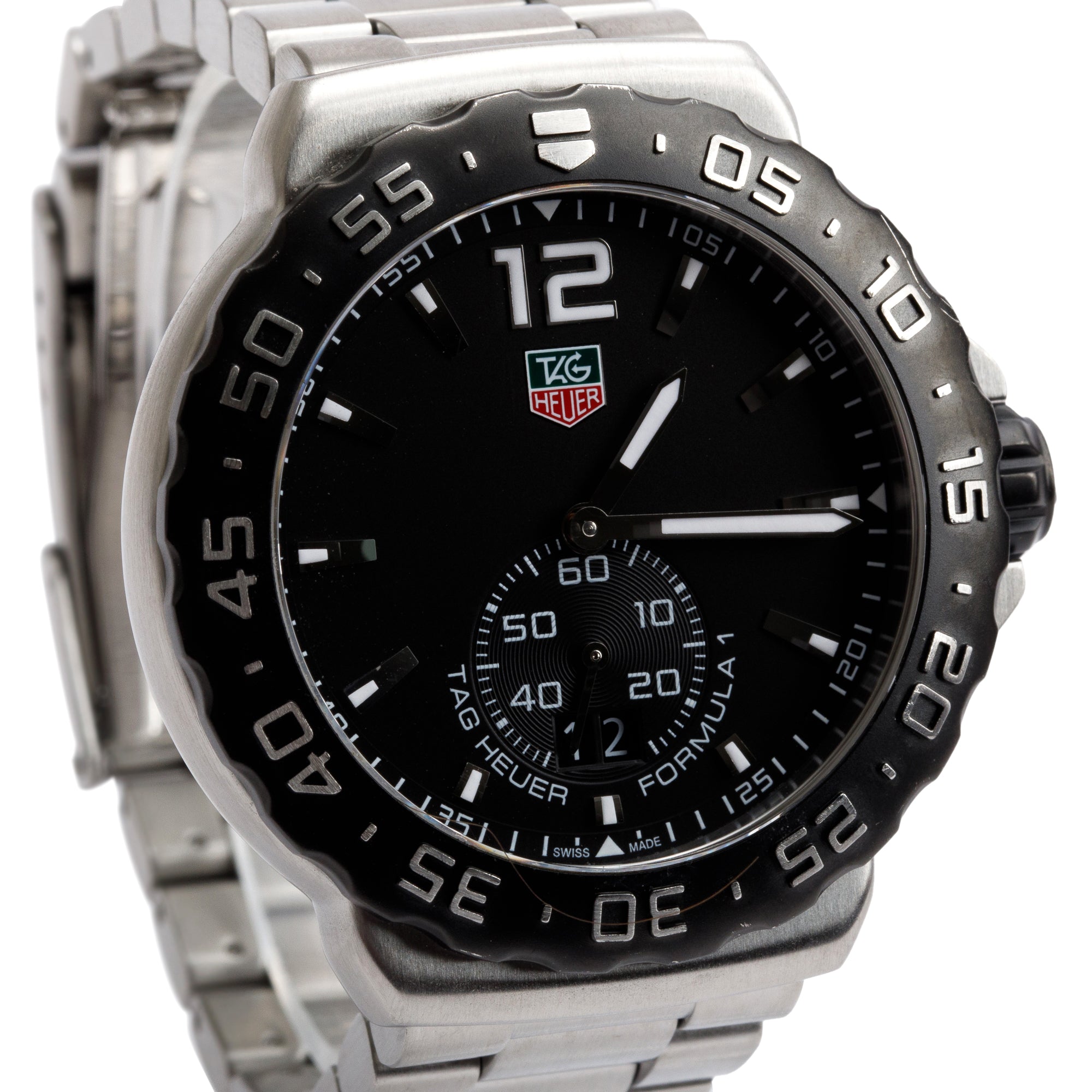 Tag Heuer Stainless Steel Formula 1 Grande Date 42 MM Quartz Watch WAU1110
