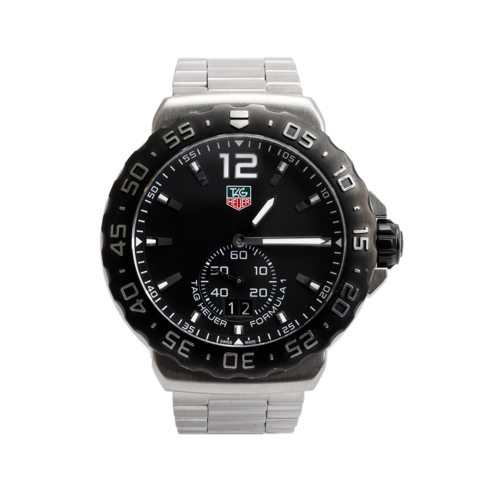 Tag Heuer Stainless Steel Formula 1 Grande Date 42 MM Quartz Watch WAU1110