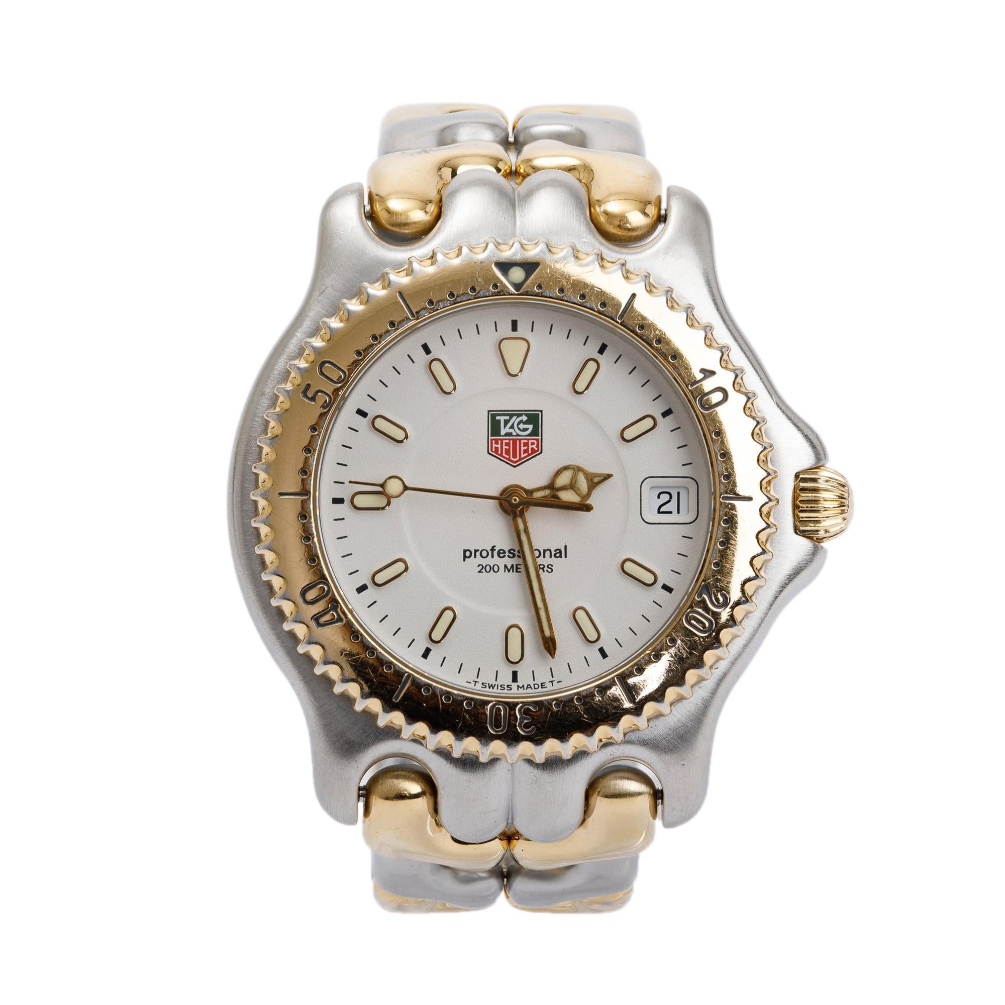Tag Heuer Stainless Steel & Gold Plated Sport Elegance 38MM Watch