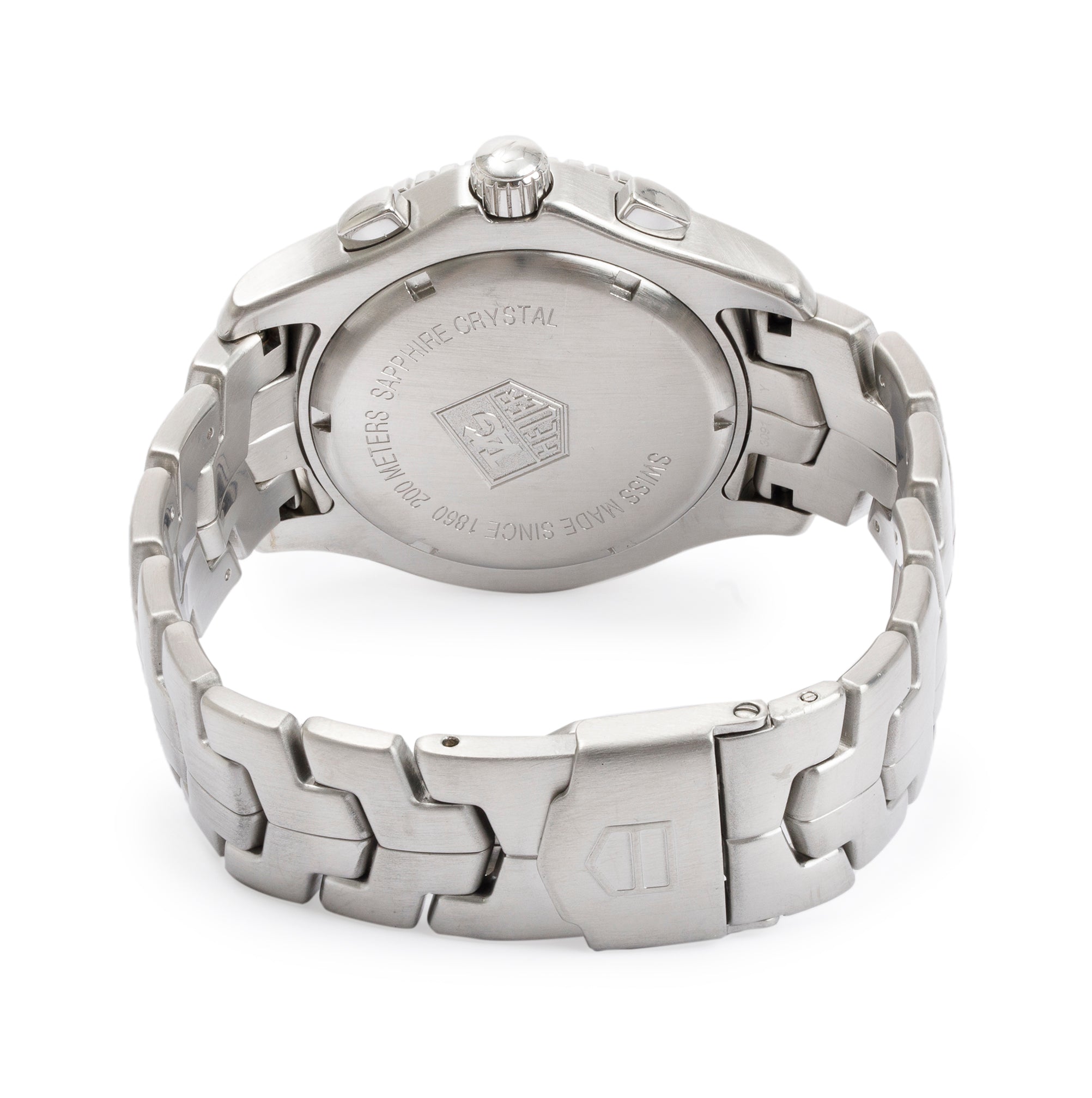 Tag Heuer Stainless Steel Link 42 MM Chronograph Watch