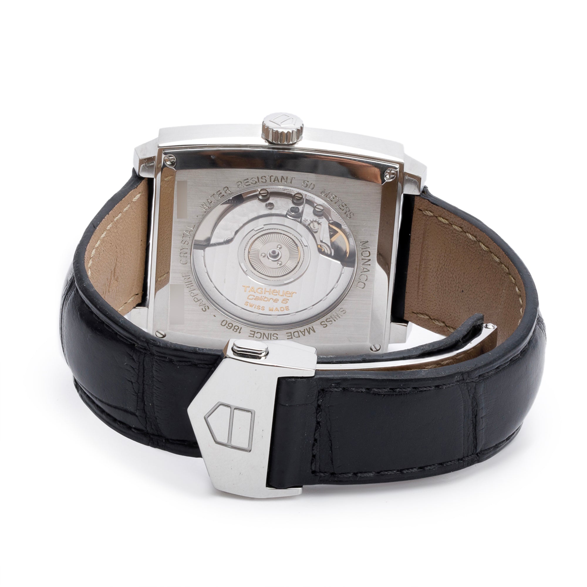 Tag Heuer Stainless Steel Monaco 37 MM Automatic Watch WW2110-0 w/ Box & Papers