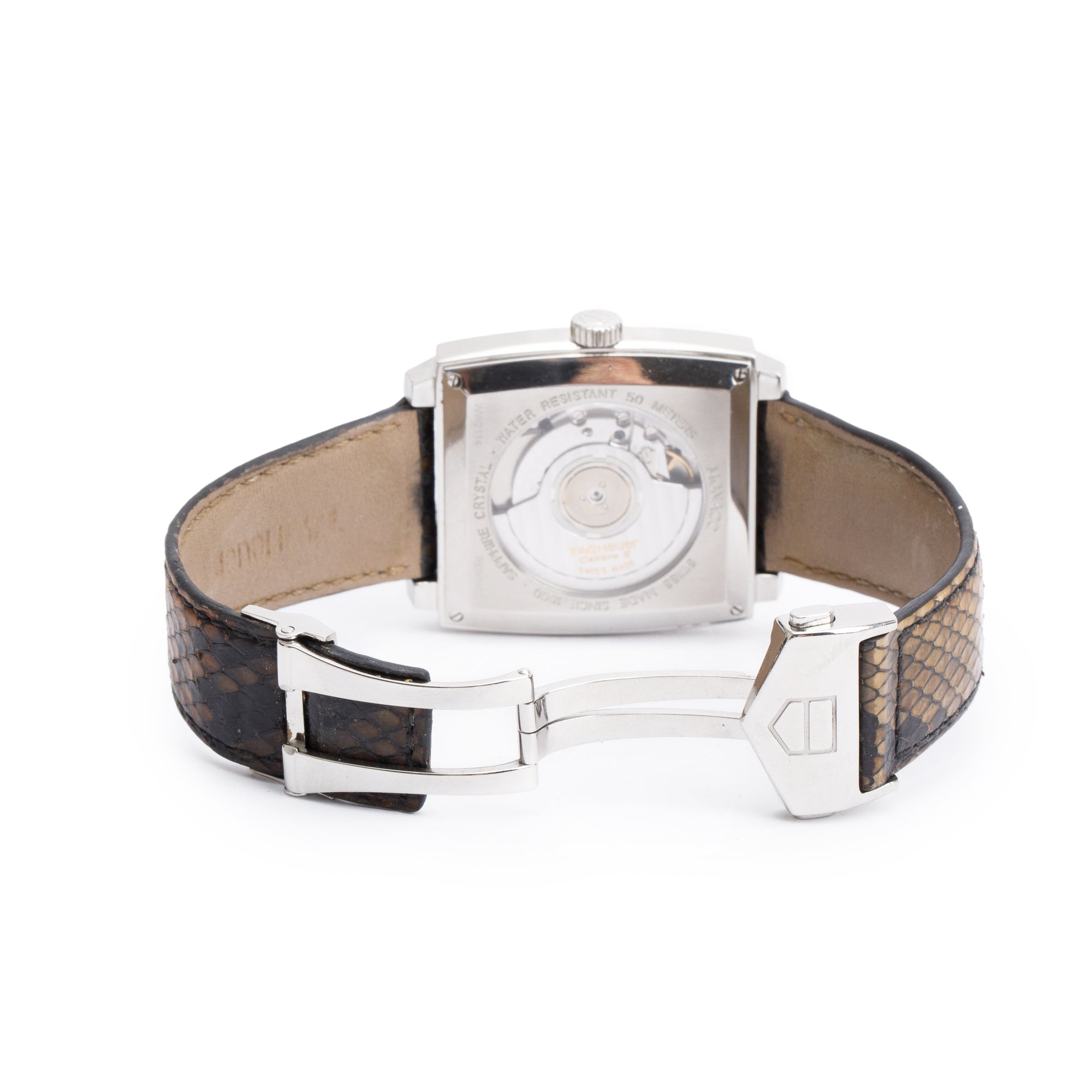 Tag Heuer Stainless Steel Monaco Diamond Bezel & Dial Automatic Watch WW2114