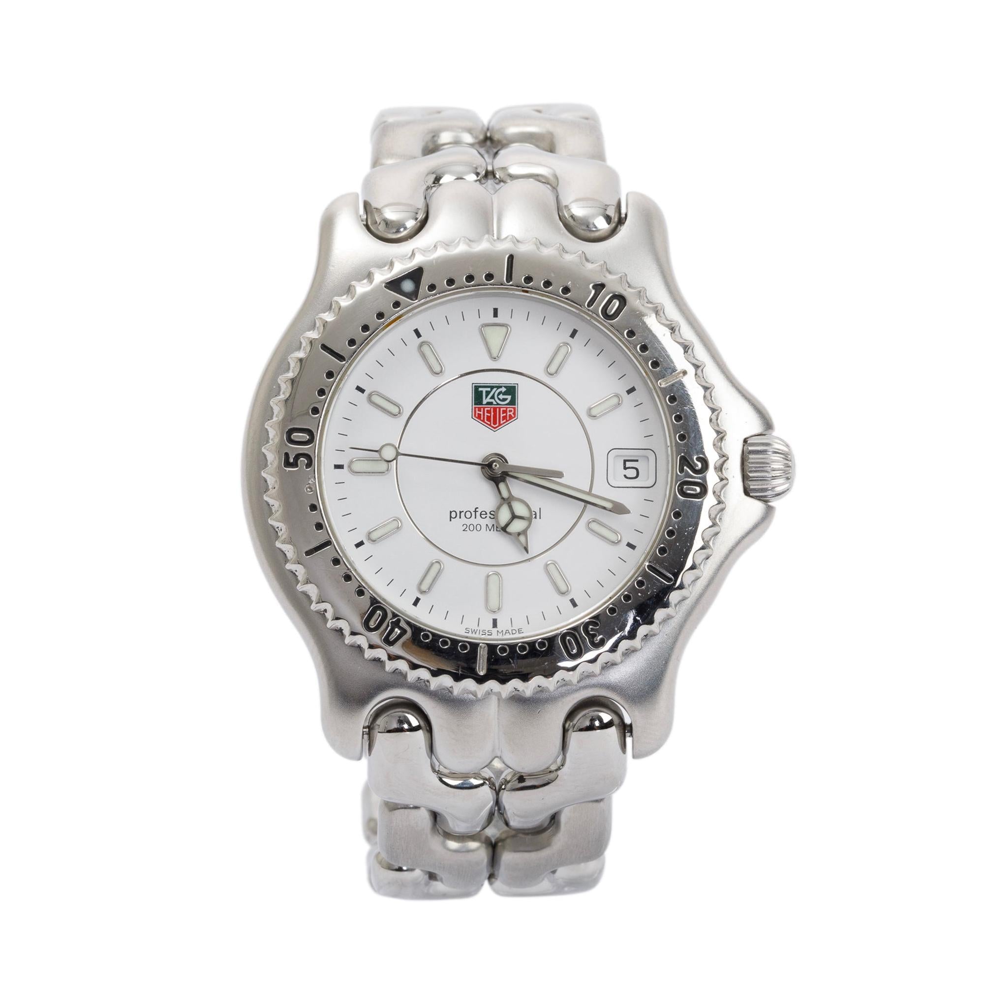 Tag Heuer Stainless Steel Professional 38 MM Watch