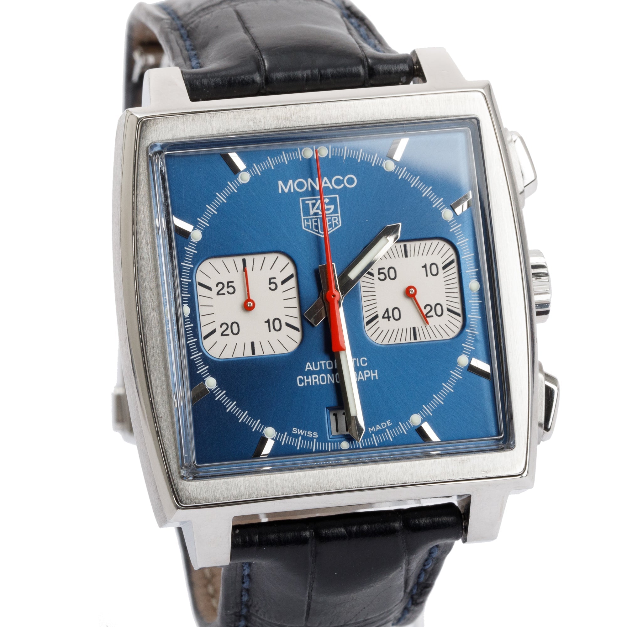 Tag Heuer Stainless Steel Steve McQueen Edition Monaco Automatic Chronograph Watch