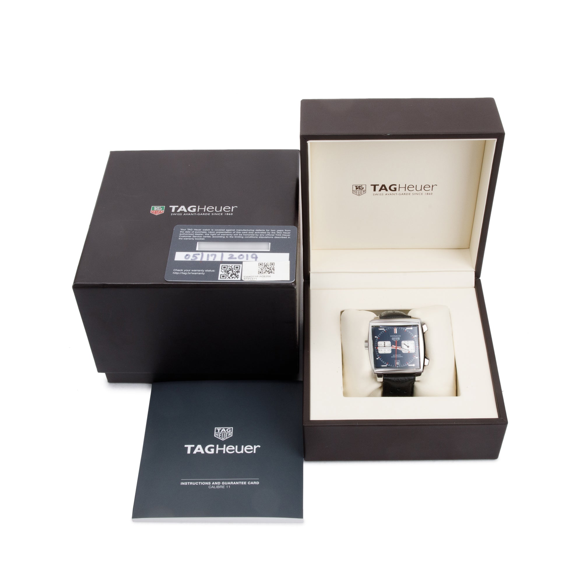 Tag Heuer Stainless Steel Steve McQueen Edition Monaco Automatic Chronograph Watch w/ Box & Papers