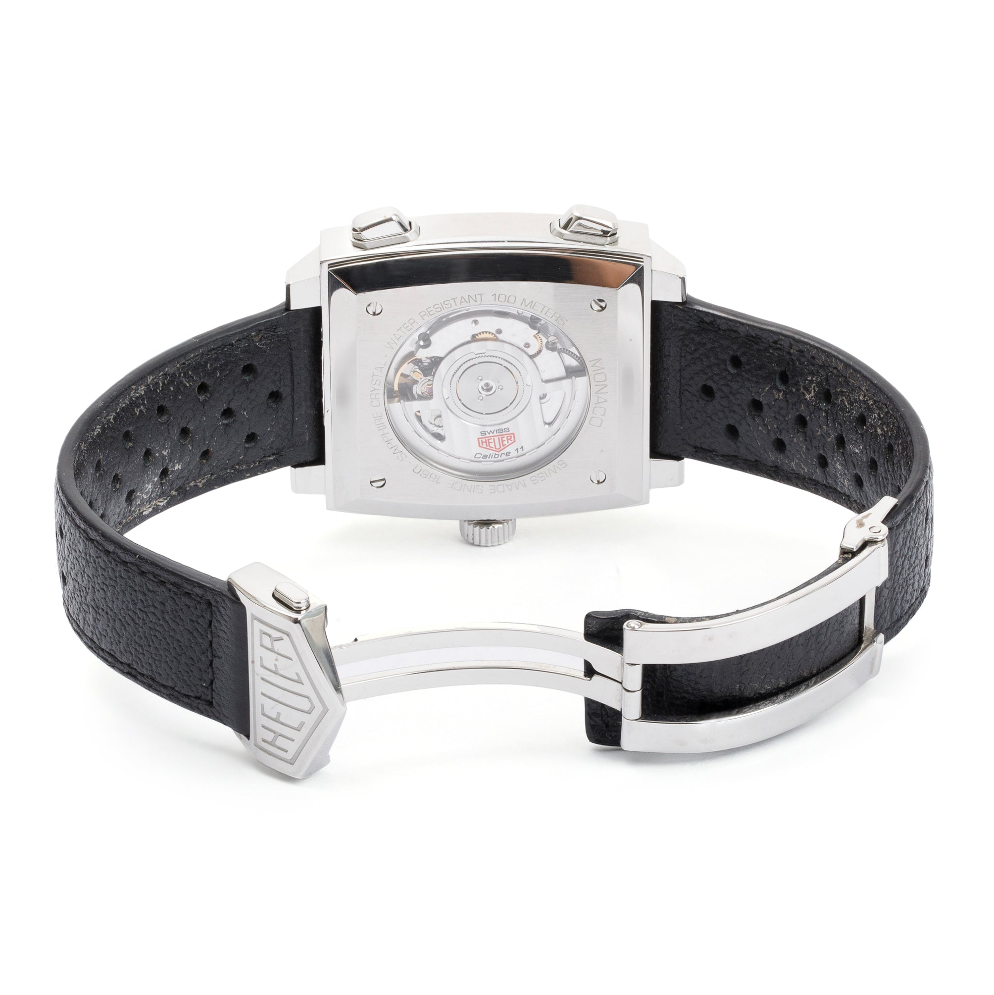 Tag Heuer Stainless Steel Steve McQueen Edition Monaco Automatic Chronograph Watch w/ Box & Papers