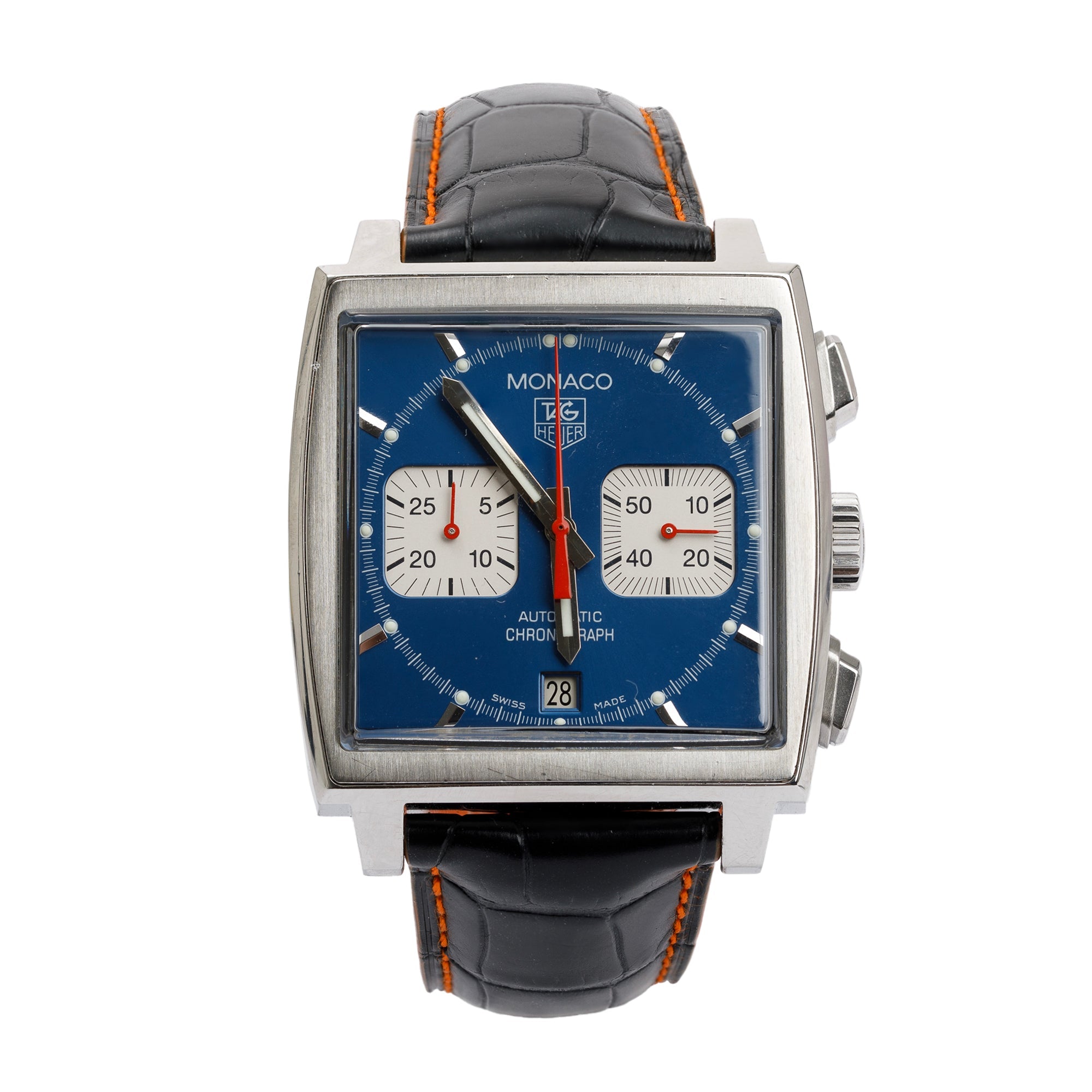 Tag Heuer Stainless Steel Steve McQueen Edition Monaco Automatic Chronograph Watch