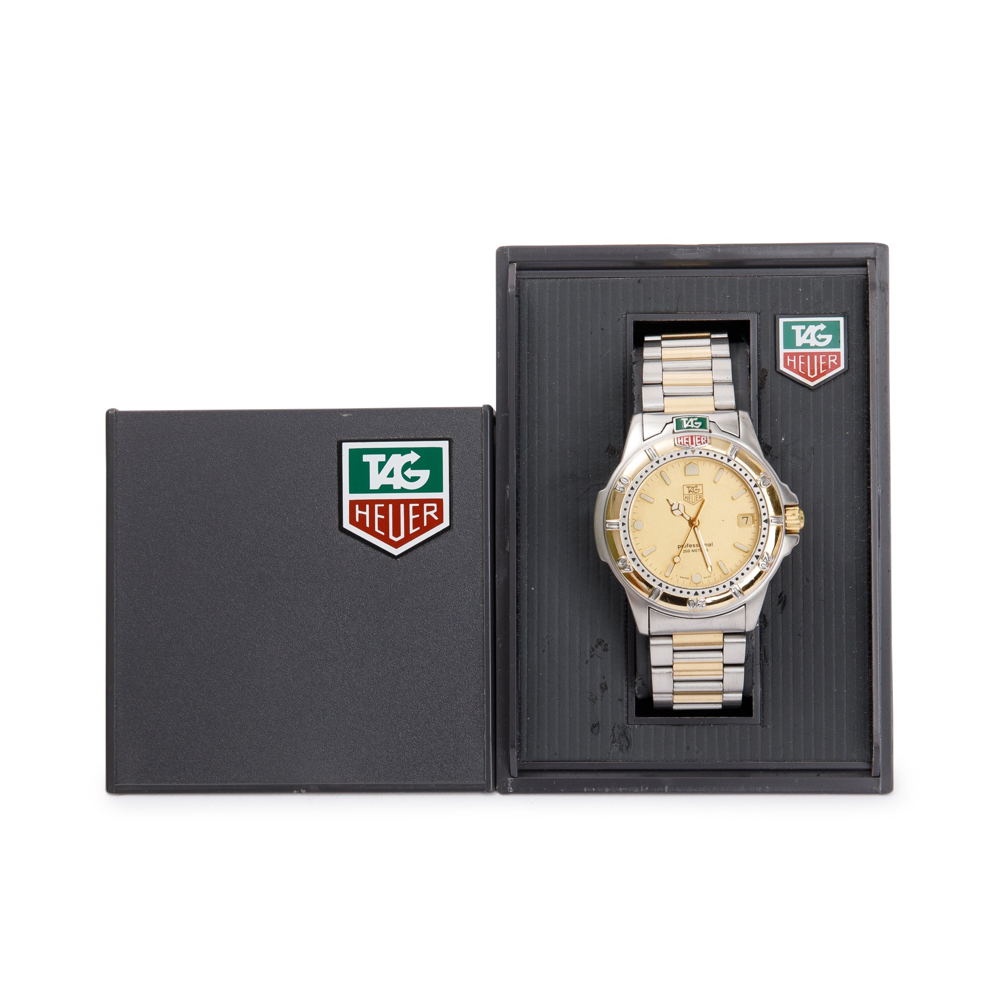 Tag Heuer Two-Tone 4000 Series Professional Watch w/ Box