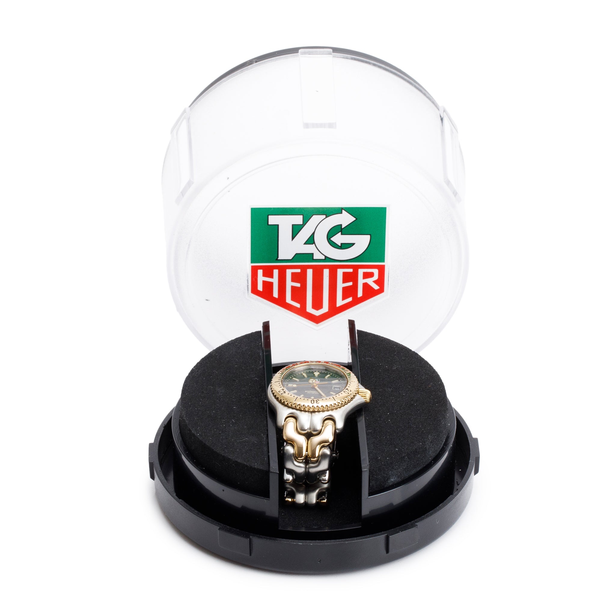 Tag Heuer Two-Tone Stainless Steel Professional Link 28 MM Watch WG1320-KO w/ Box