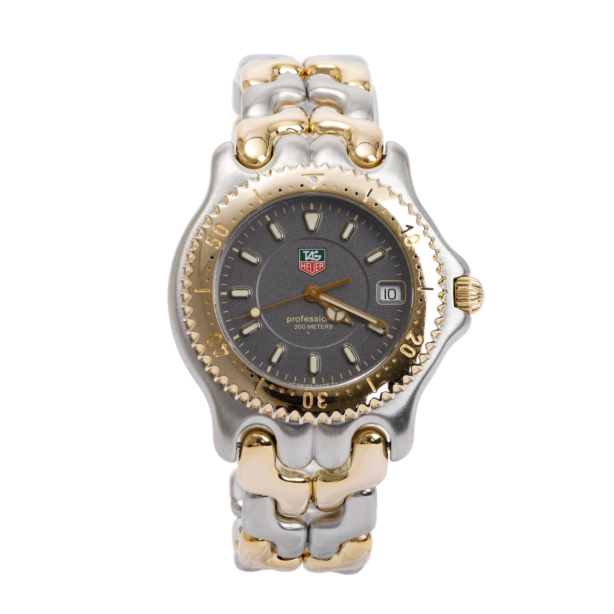 Tag Heuer Two-Tone Stainless Steel Professional Link 38MM Watch