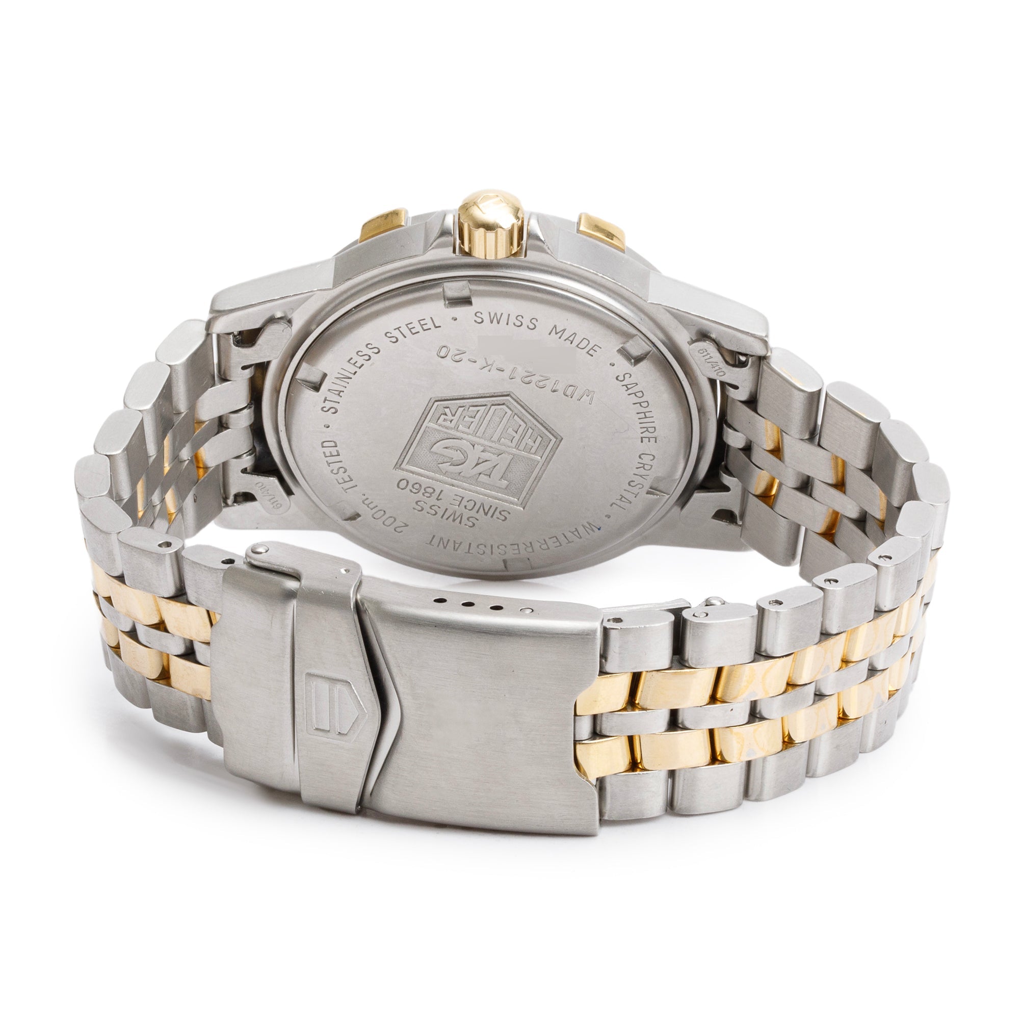 Tag Heuer Vintage Two-Tone Stainless Steel 1500 Professional 35 MM Watch WD1221