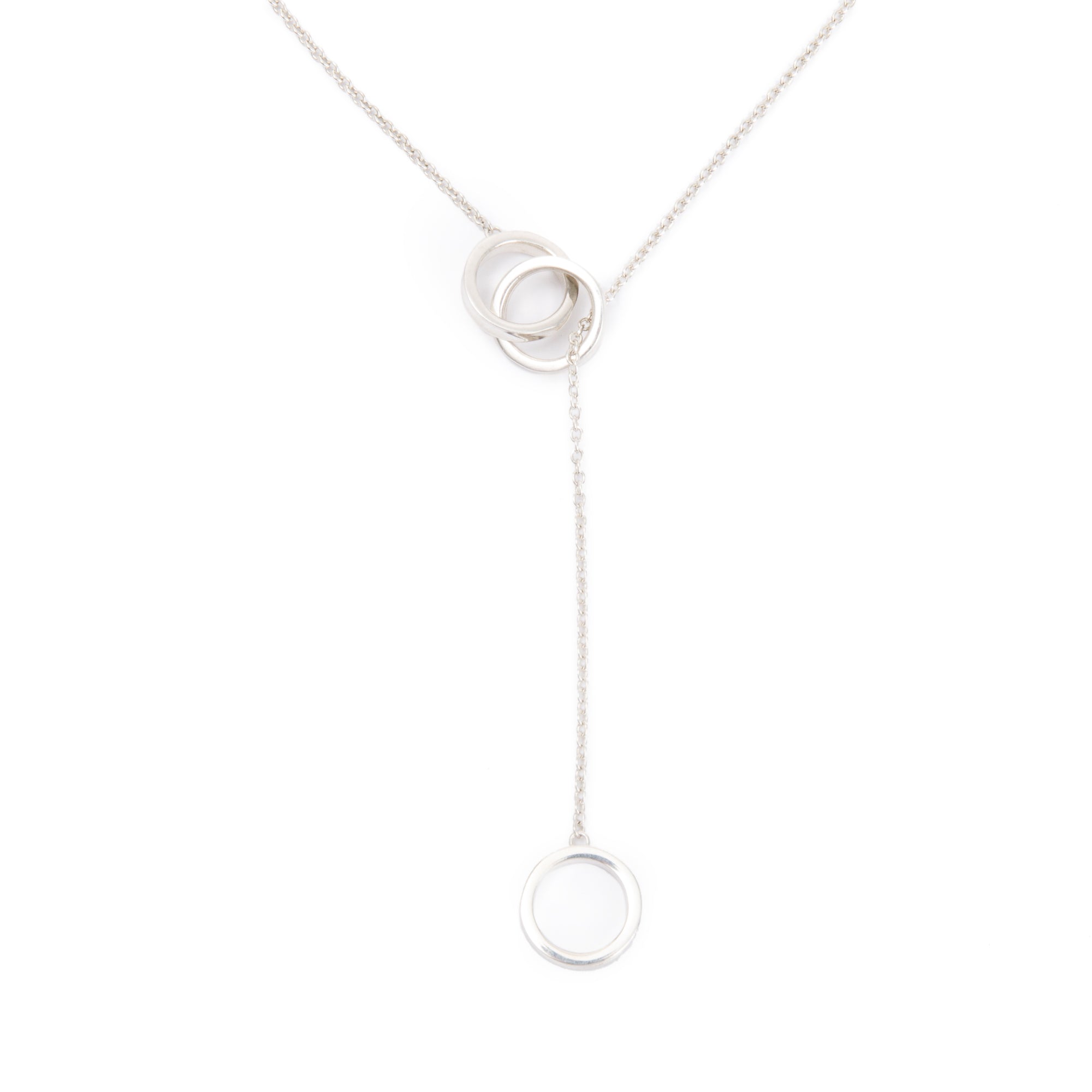 Tiffany & Co. 1837 Interlocking Circles Lariat Necklace