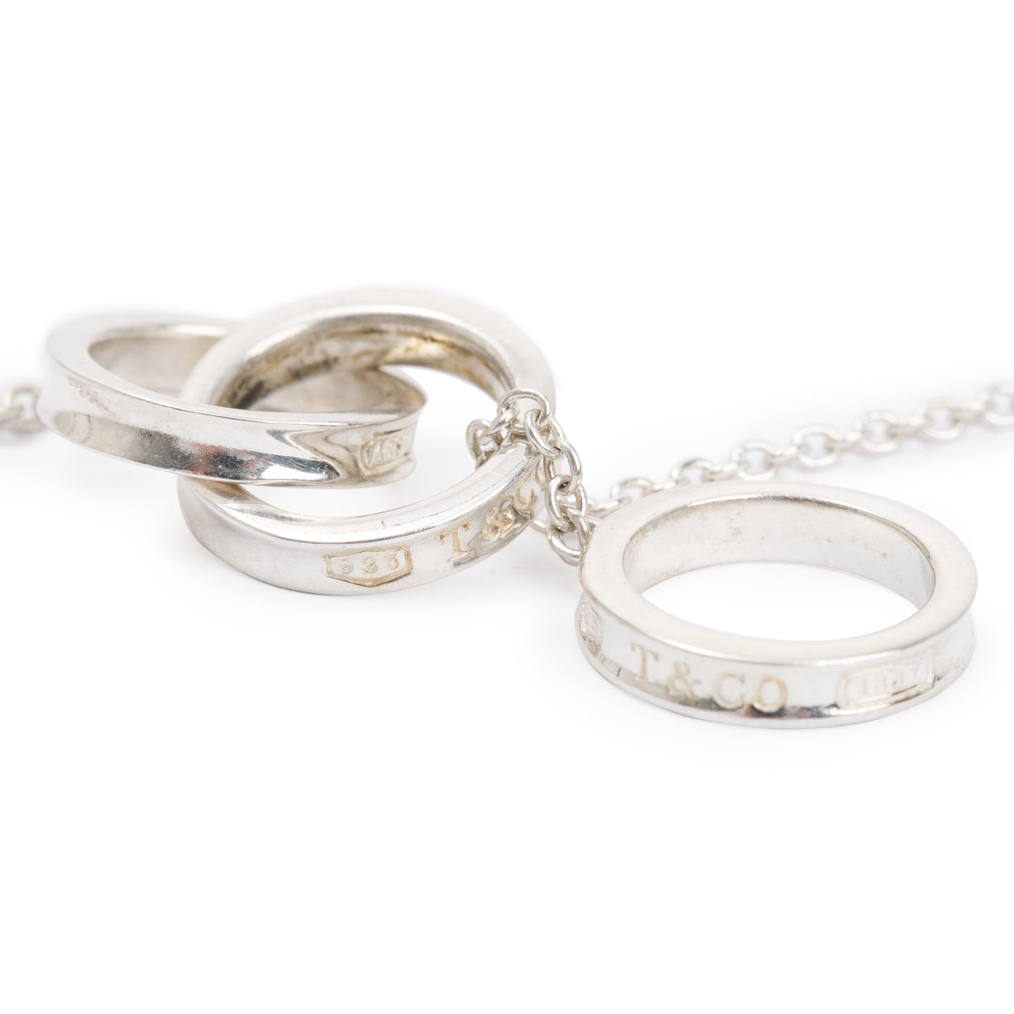 Tiffany & Co. 1837 Interlocking Circles Lariat Necklace