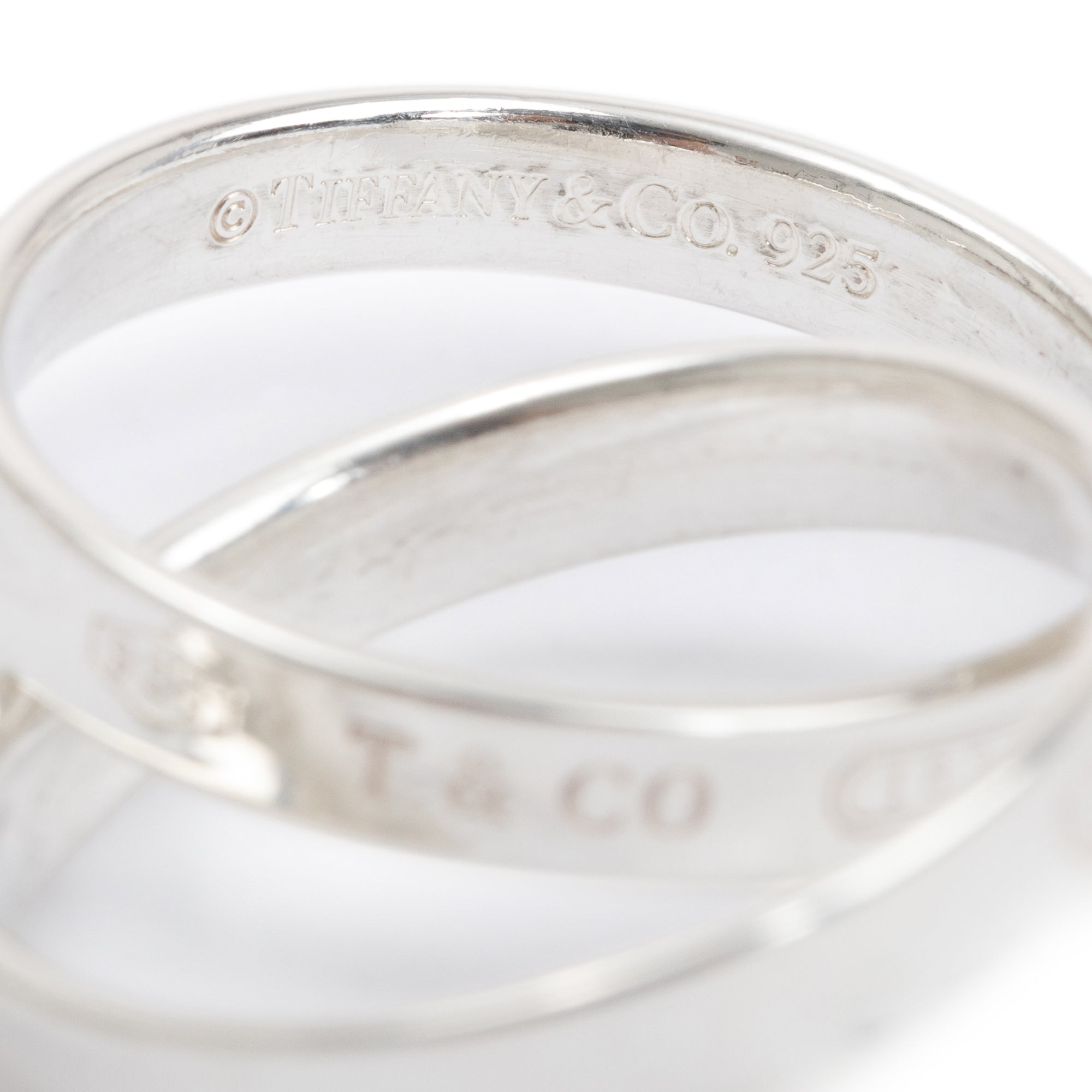 Tiffany & Co. 1837 Interlocking Circles Ring, Size 7.5