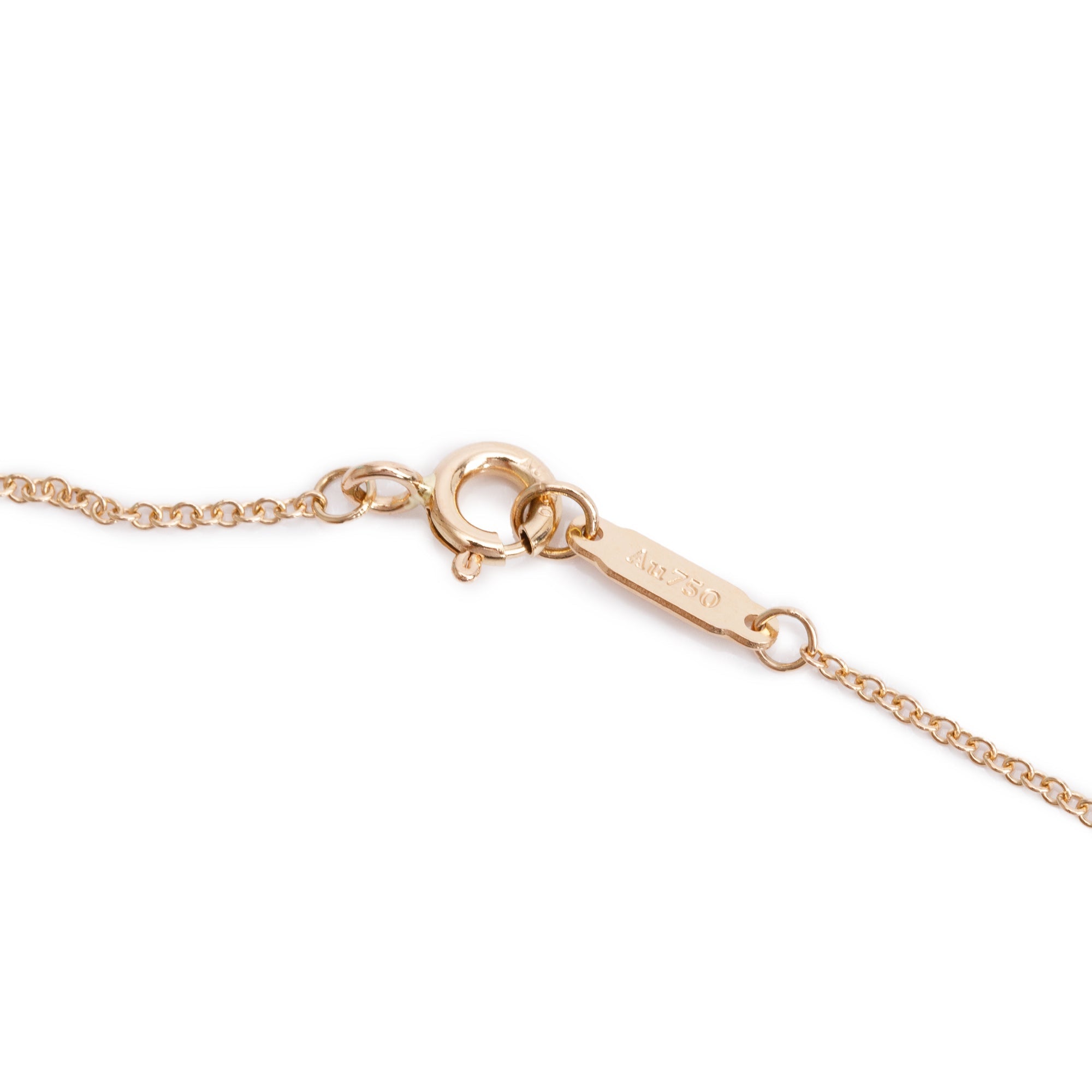 Tiffany & Co. 18k Rose Gold Honey Bee Charm Pendant Necklace w/ Box