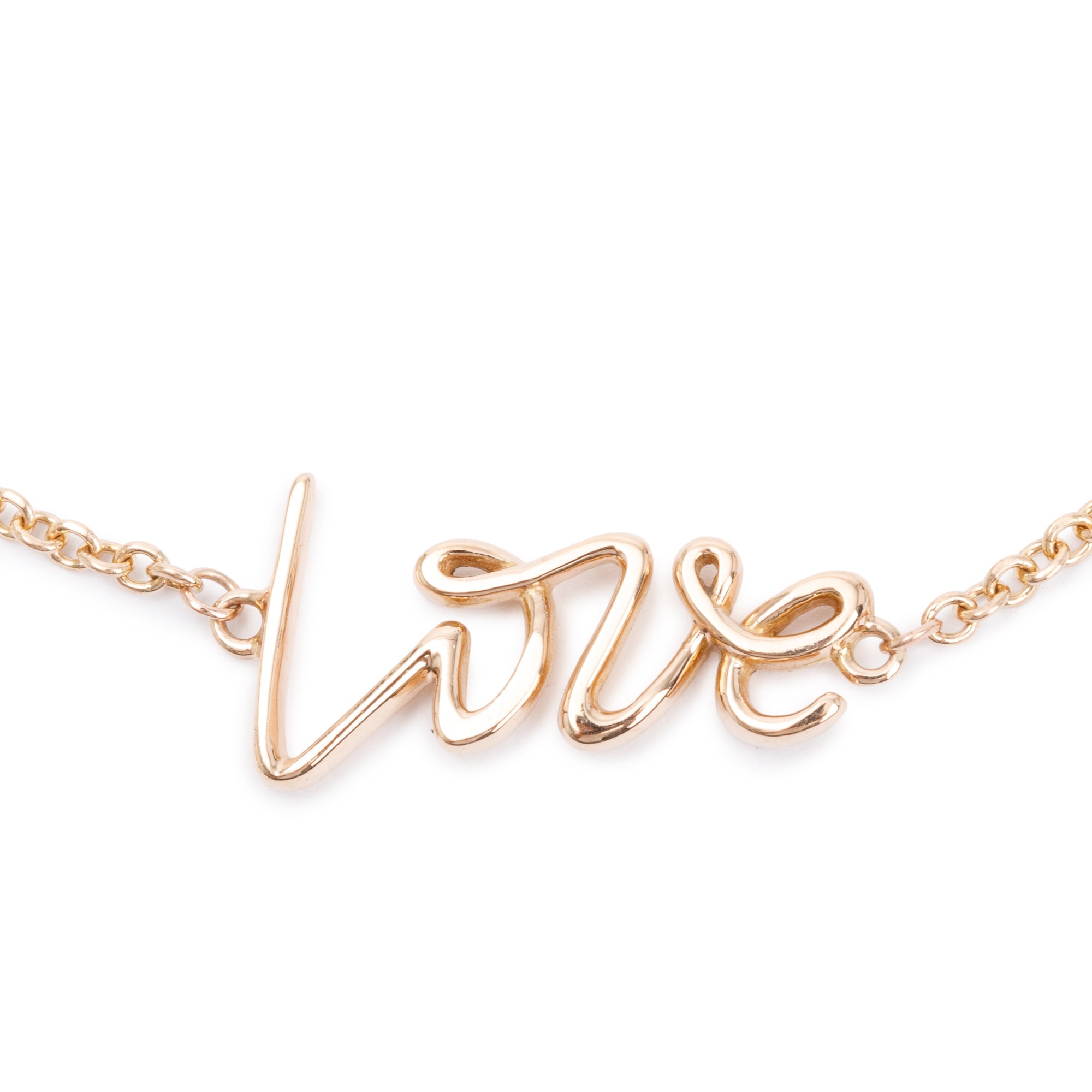 Tiffany & Co. 18k Rose Gold Paloma Picasso's Graffiti Love Bracelet w/ Box