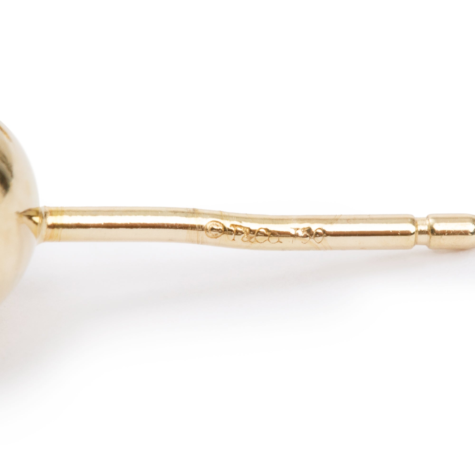Tiffany & Co. 18k Yellow Gold 5MM HardWear Ball Earrings