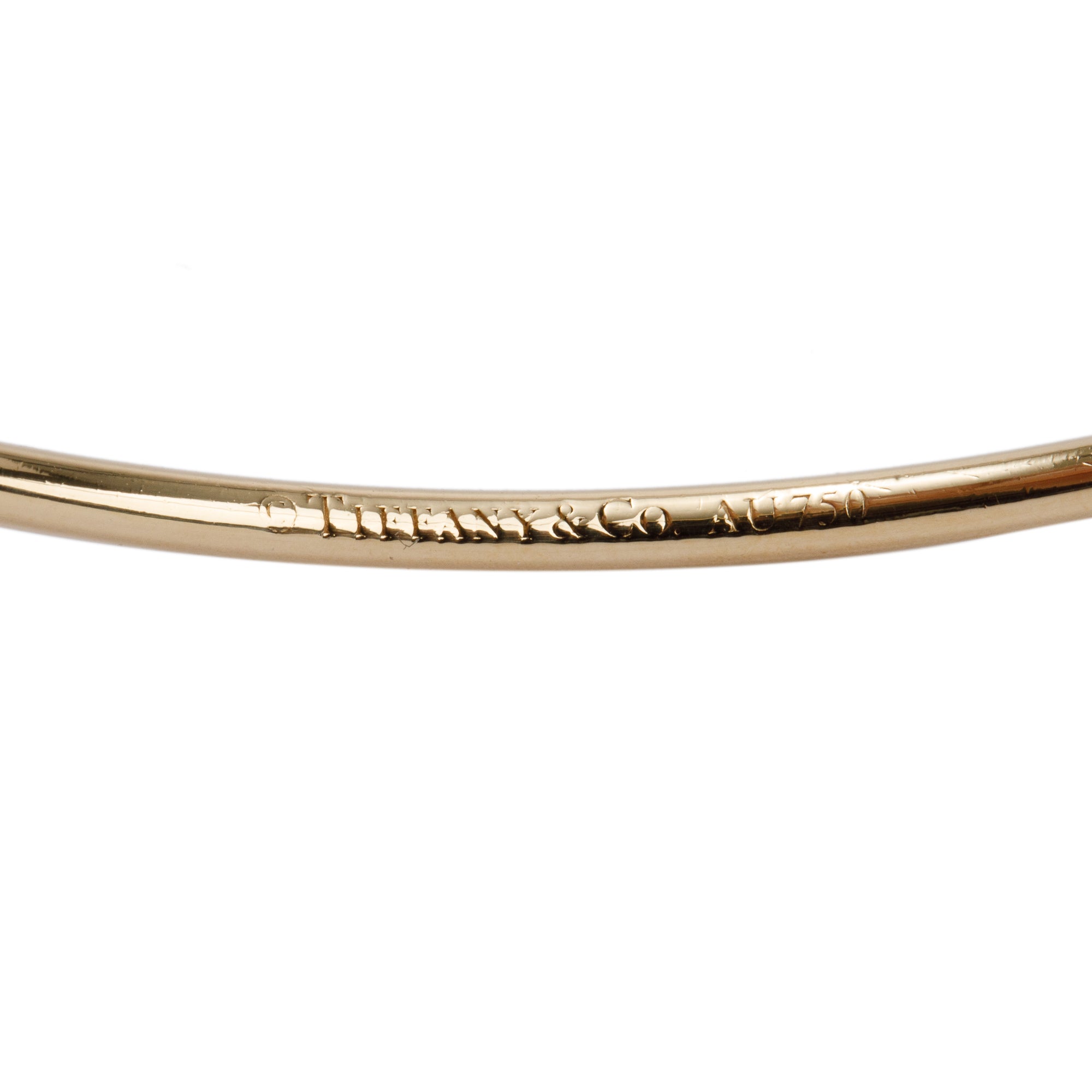 Tiffany & Co. 18k Yellow Gold Bangle Bracelet