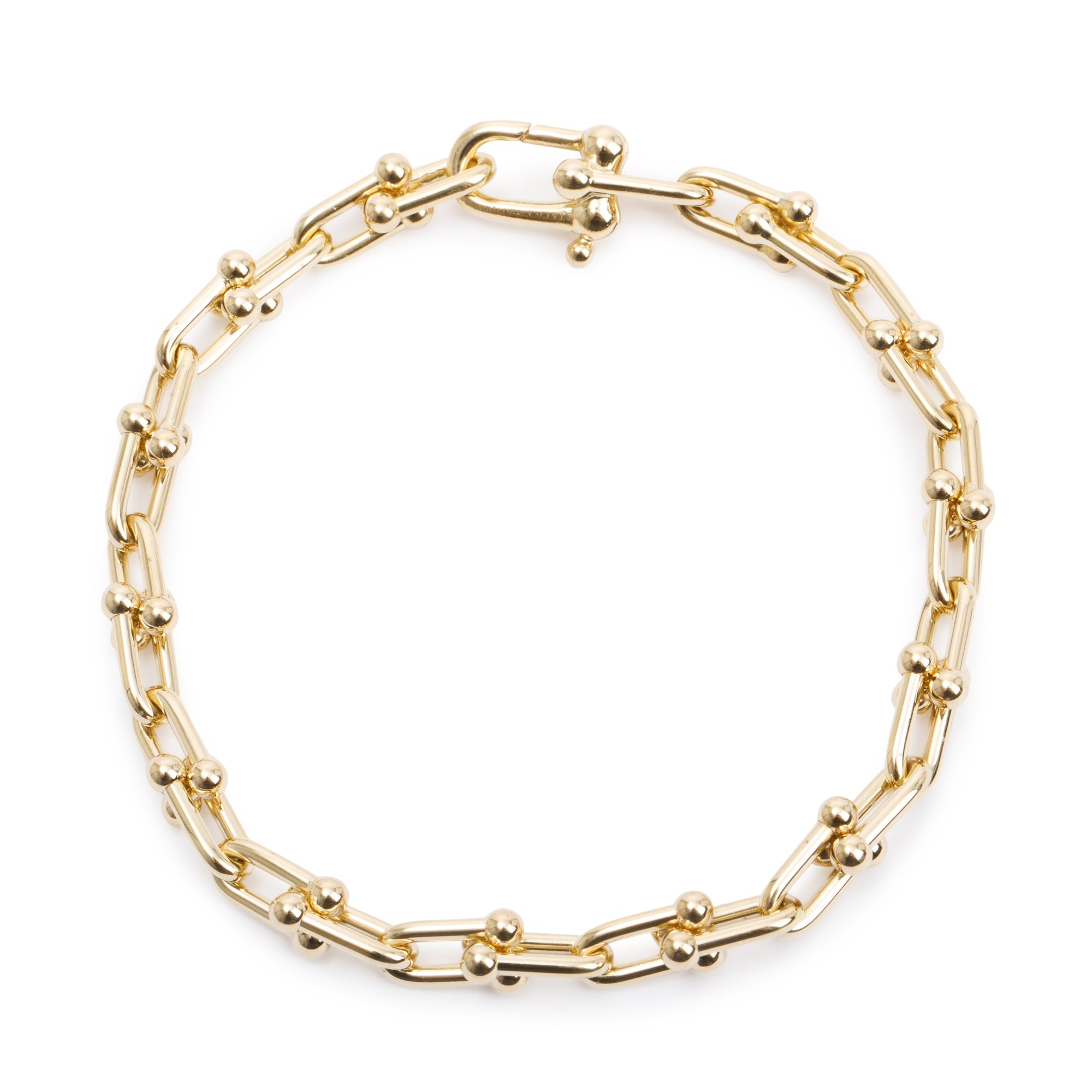 Tiffany & Co. 18k Yellow Gold HardWear Small Link Bracelet